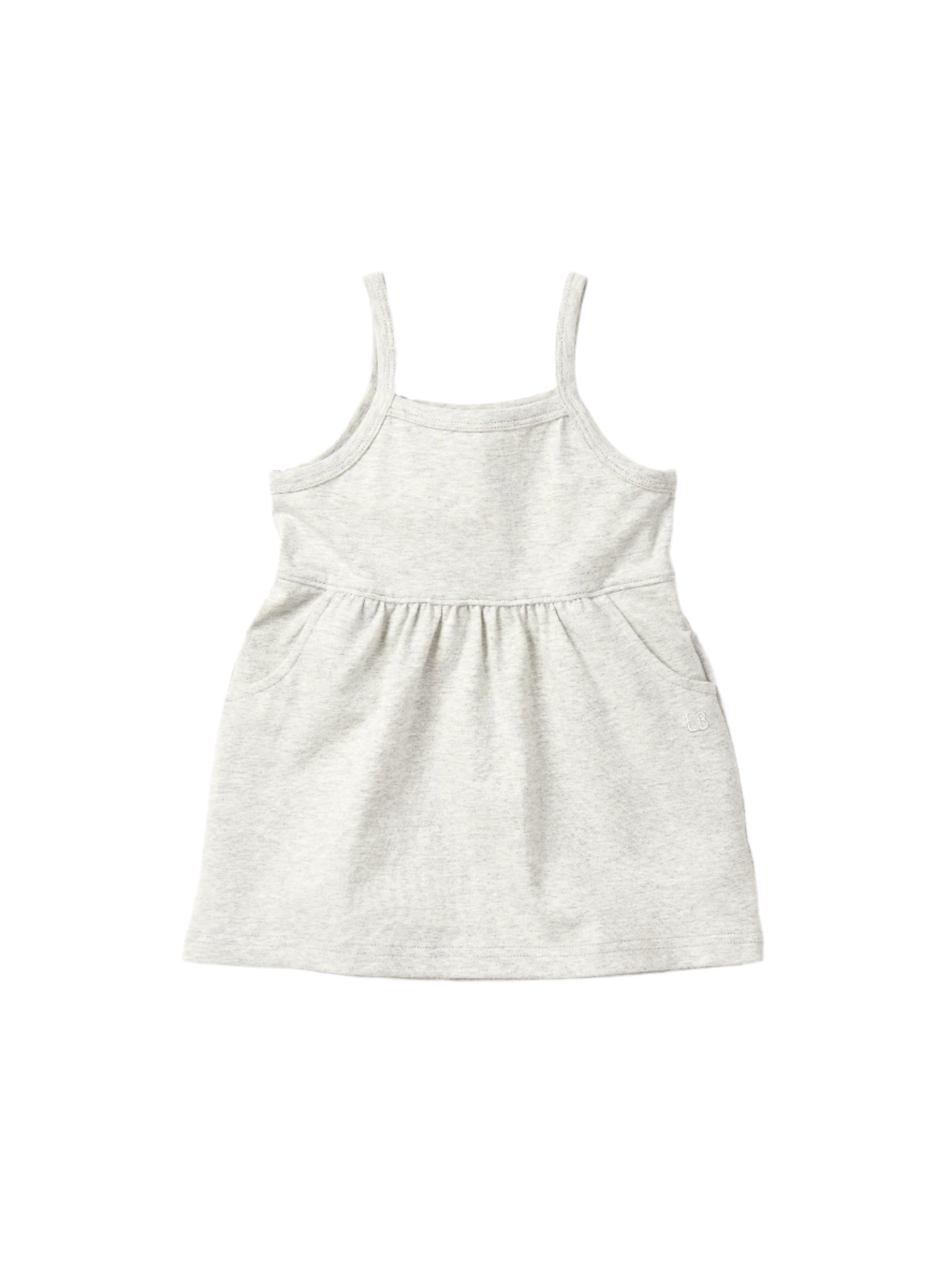 Jersey Tank Dress - Light Heather Grey