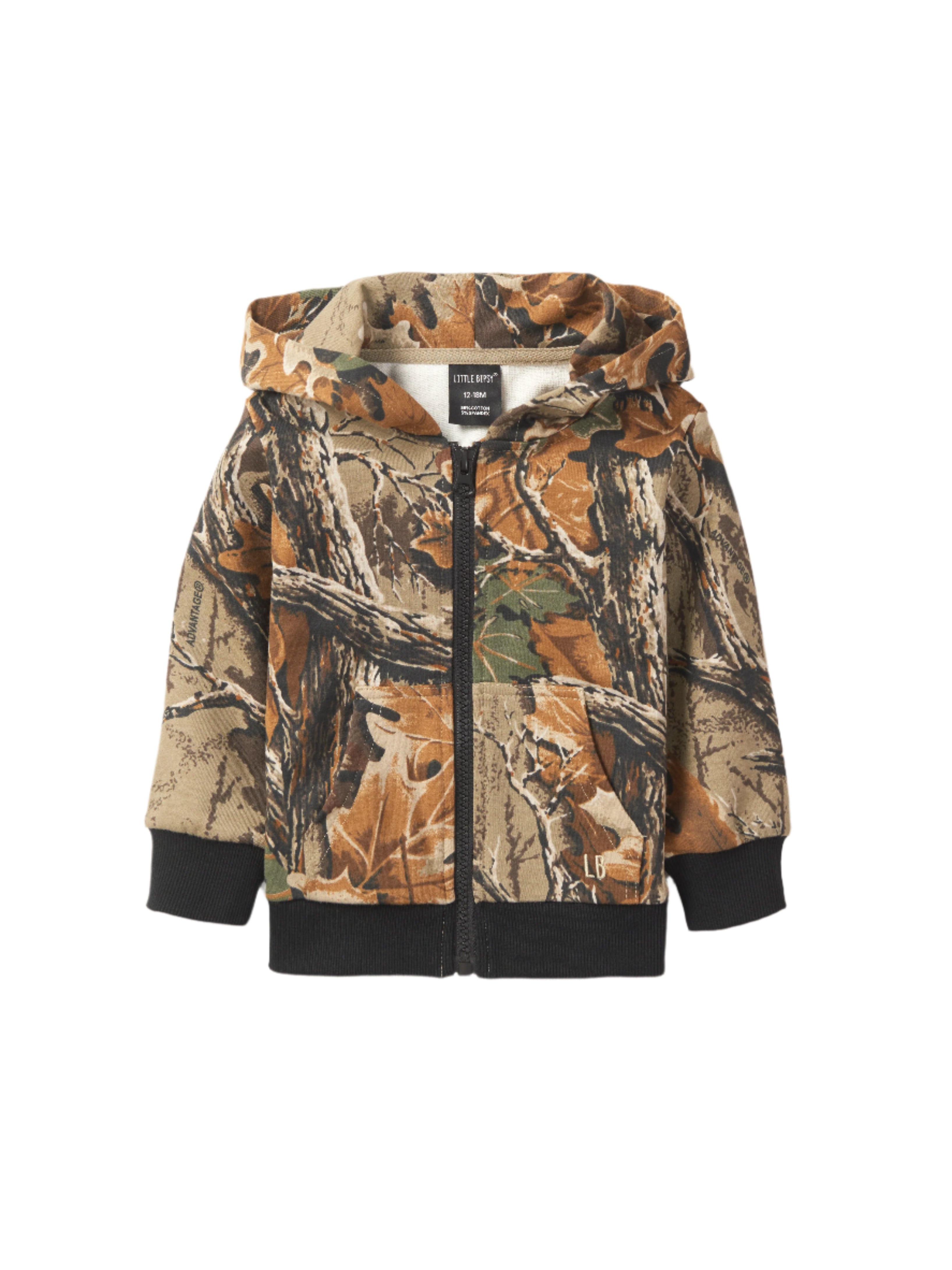 Zip Hoodie - Realtree Advantage ® Black