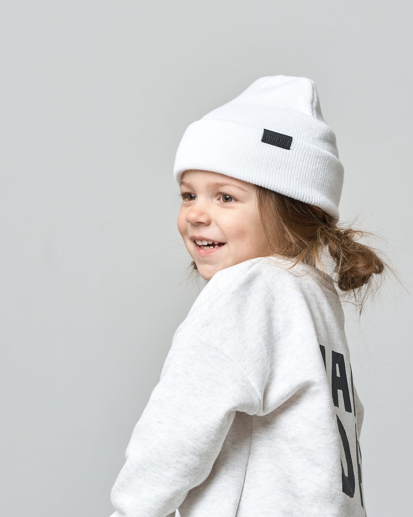 Knit Beanie - White