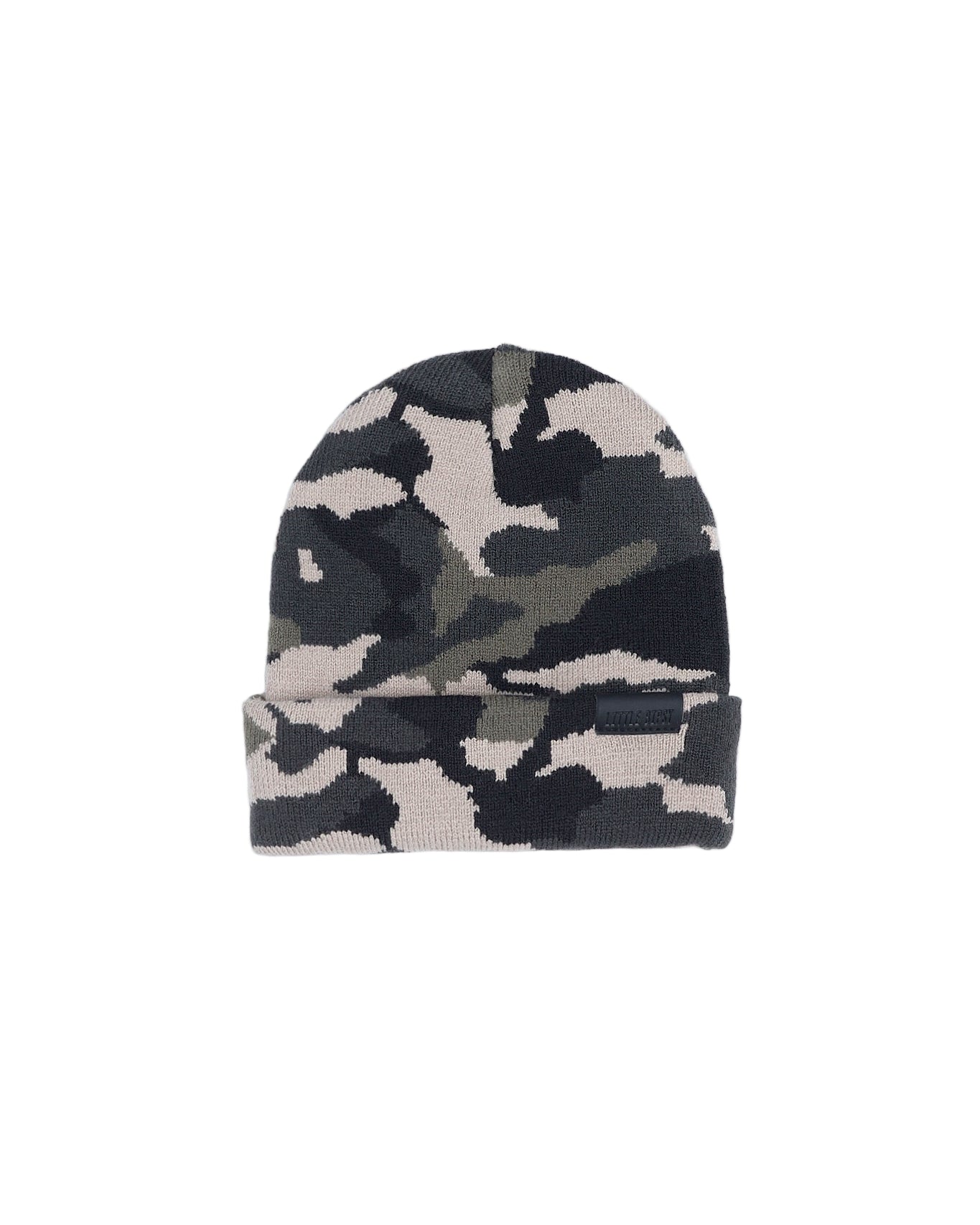 Knit Beanie - Oversized Camo