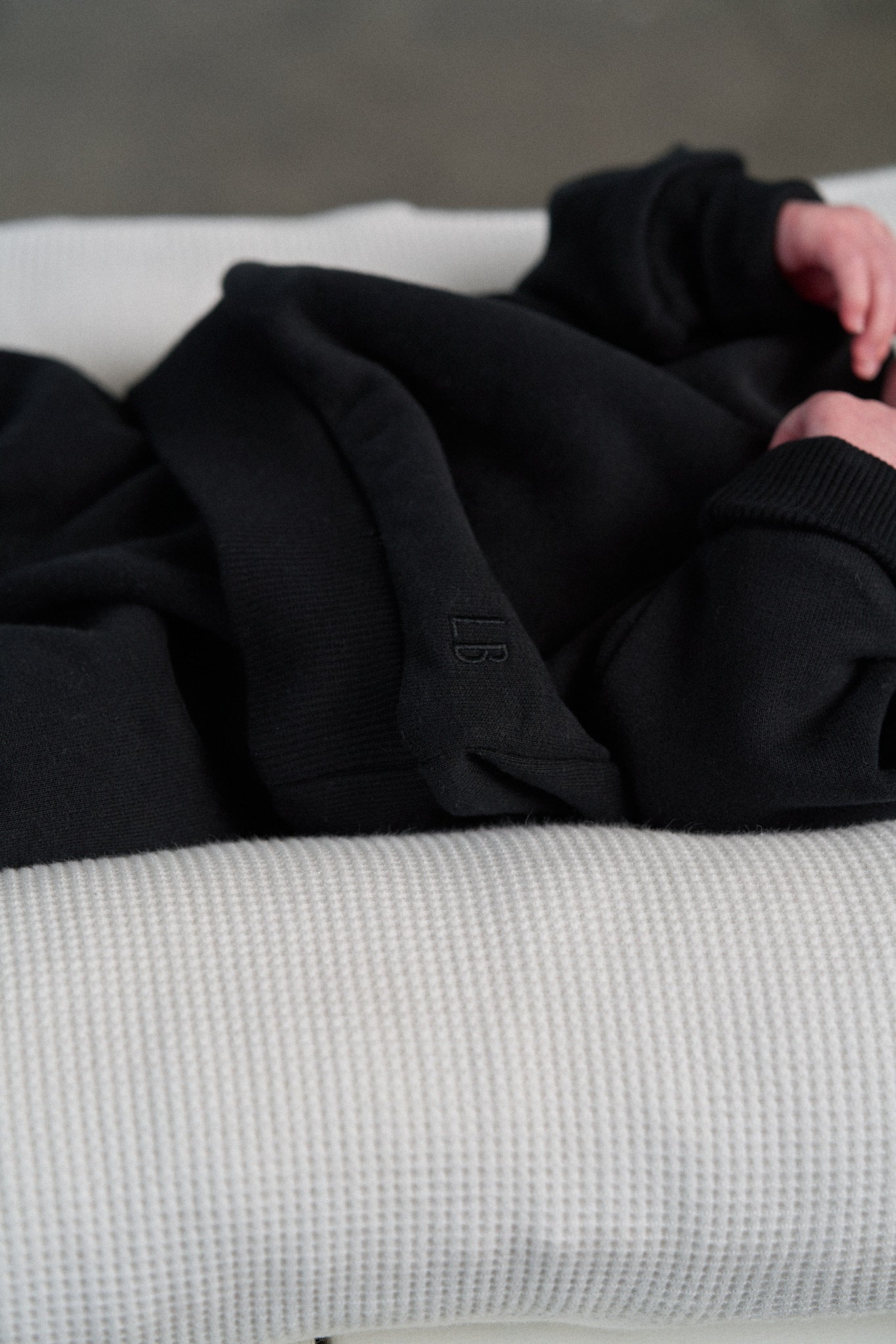 Baby Elevated Crewneck - Black