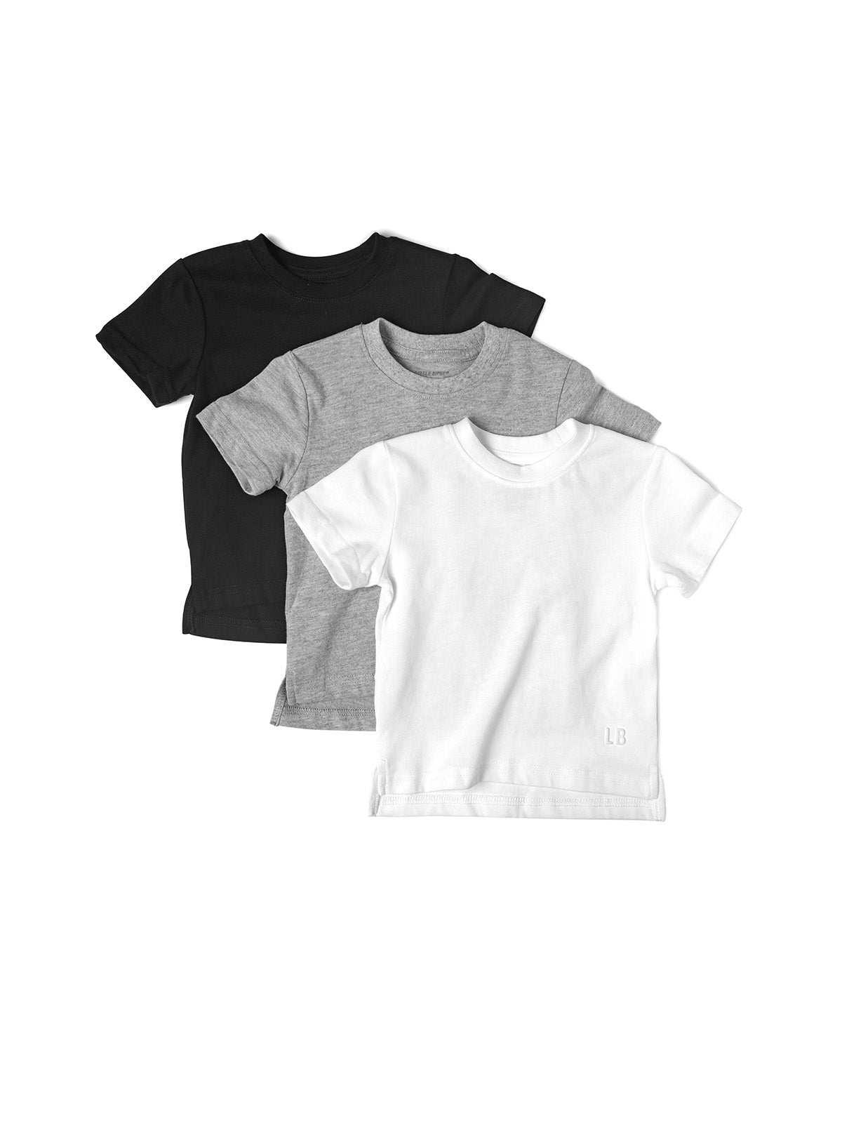 Elevated Tee 3-Pack - Monochrome - Little Bipsy Collection