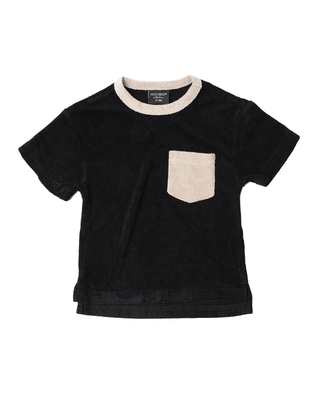 Terry Cloth Tee - Black