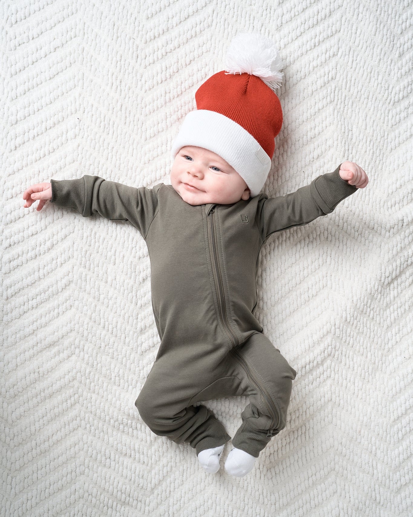 2 - Way Zip Romper - Hunter - Little Bipsy