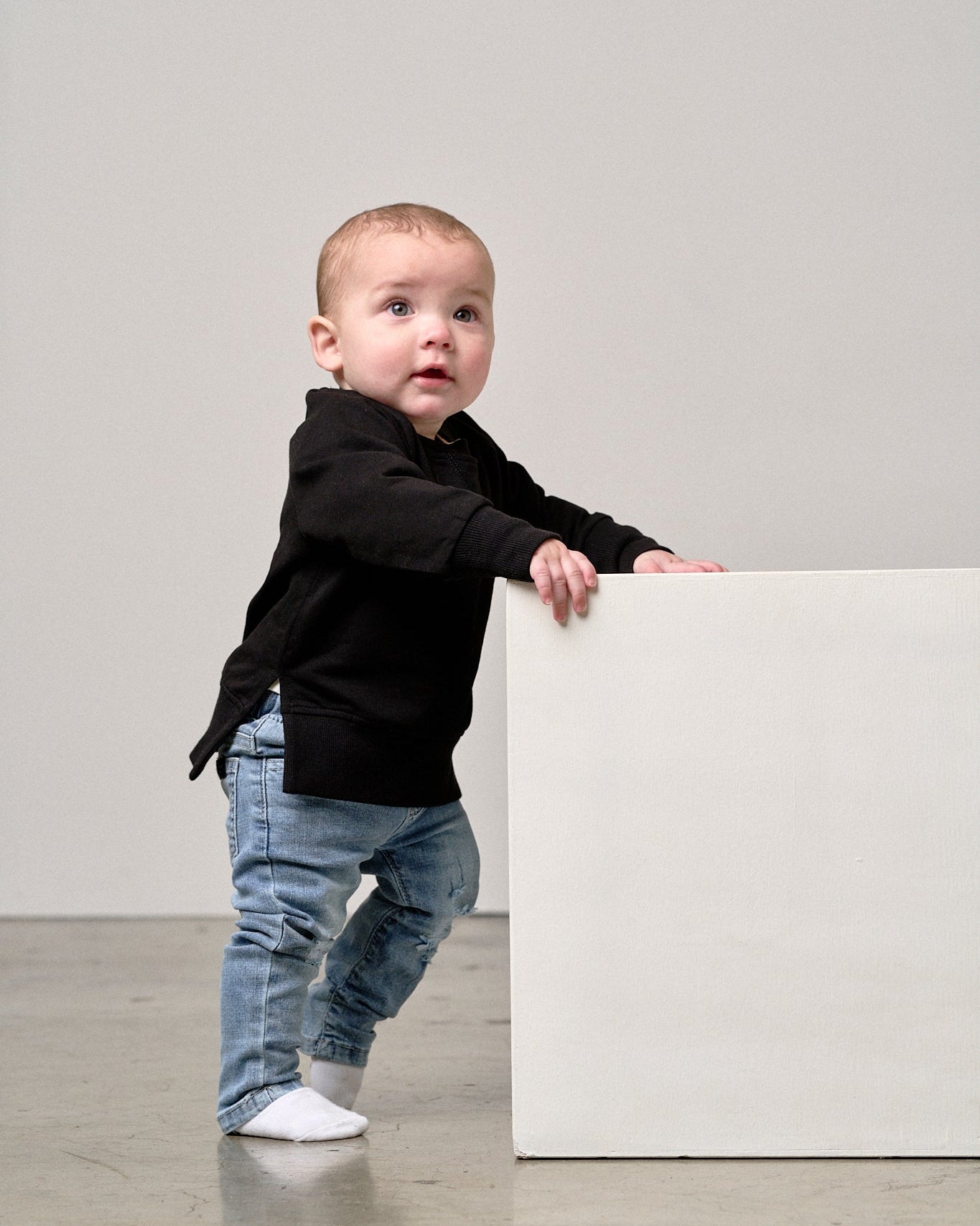 Baby Pullover - Black