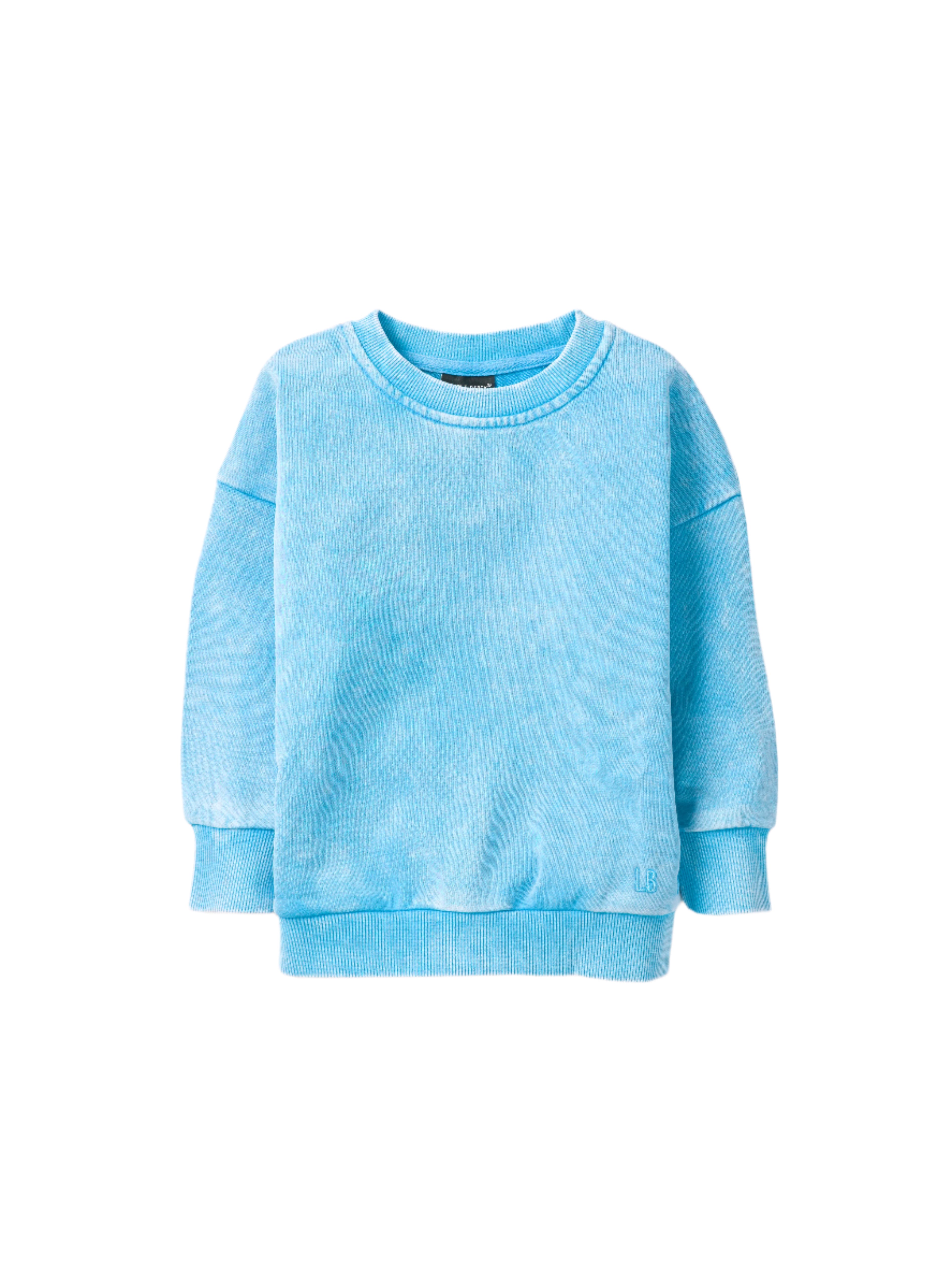 Washed Crewneck - Electric Blue