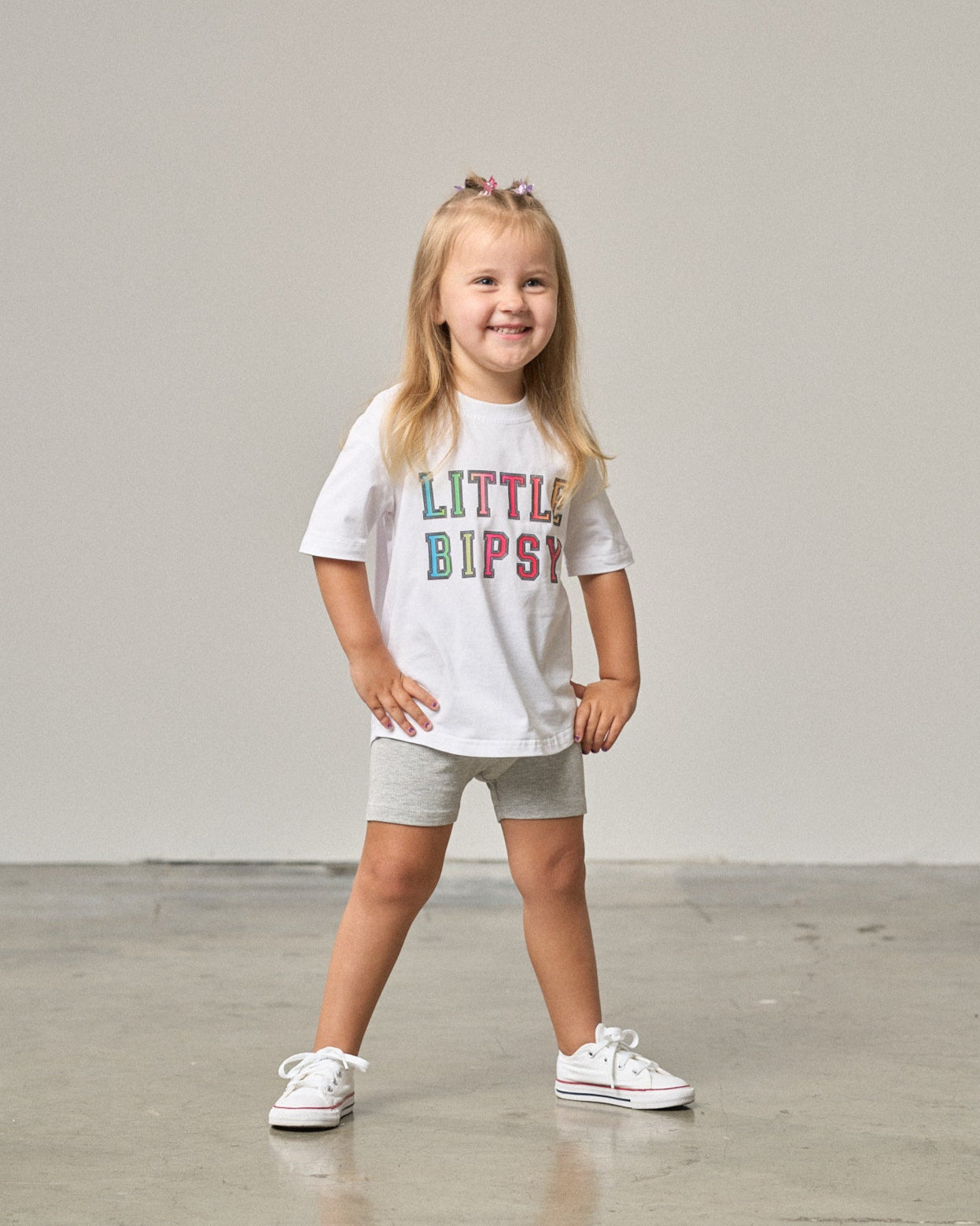 Ombre Little Bipsy Tee - White