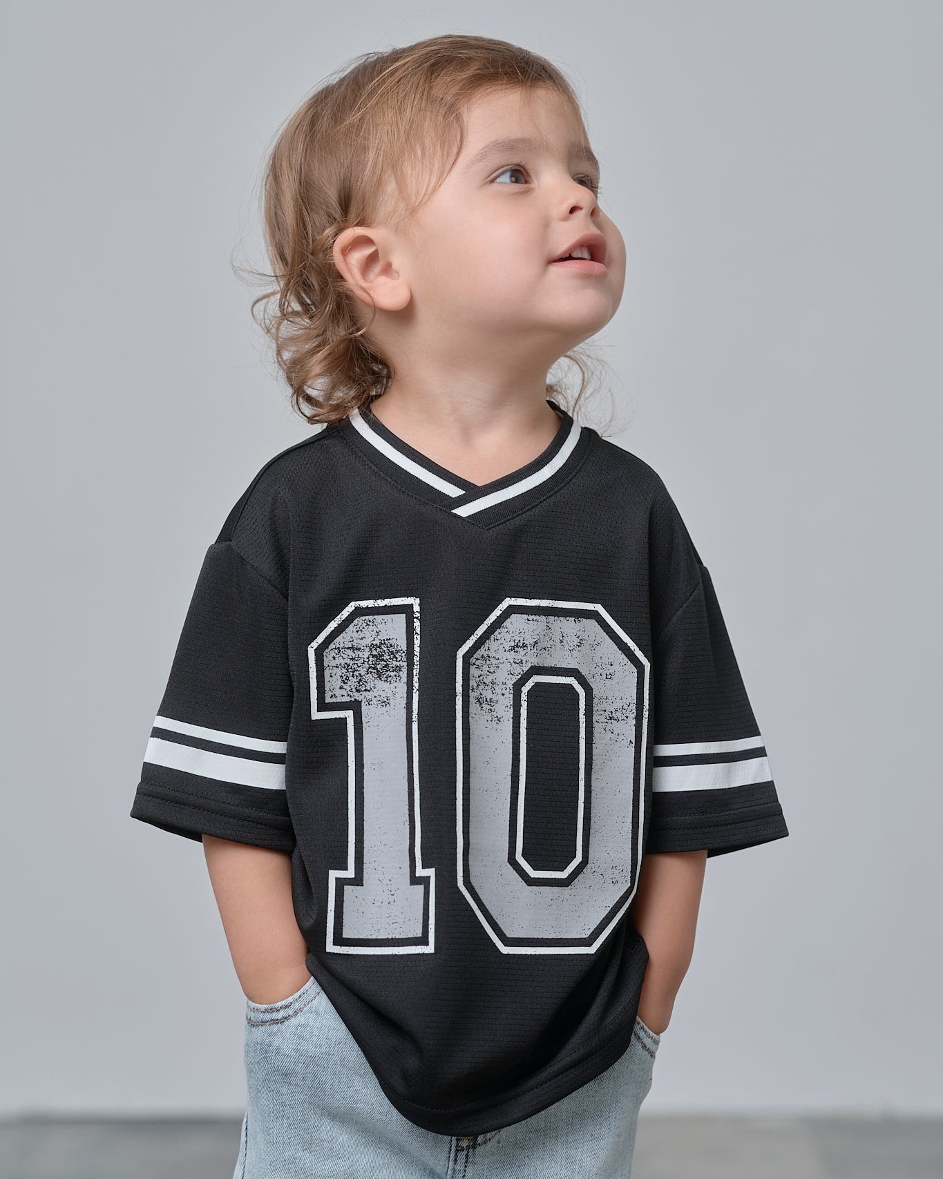 Varsity Mesh Tee - Black