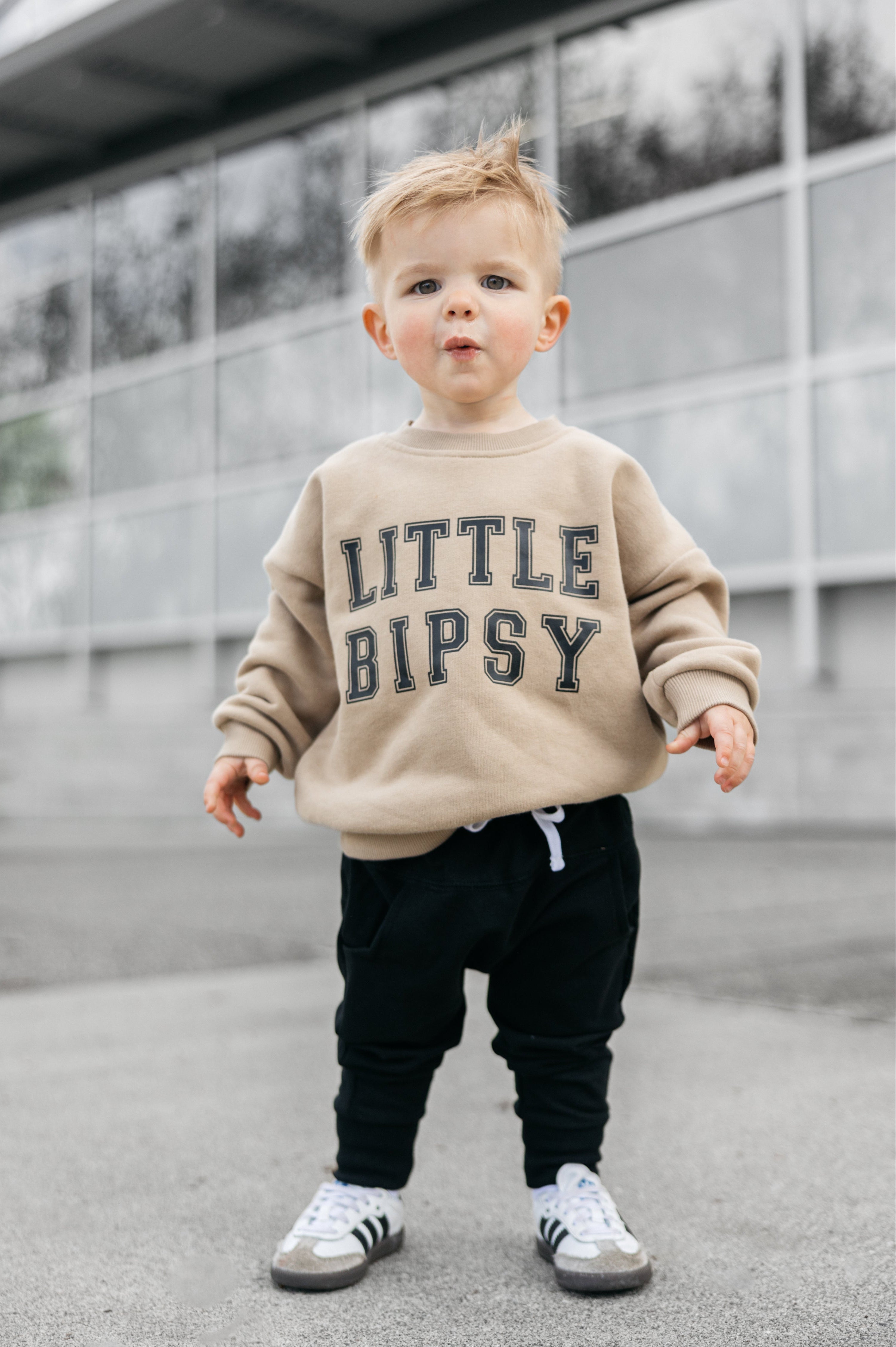 LB Collegiate Crewneck - Tan