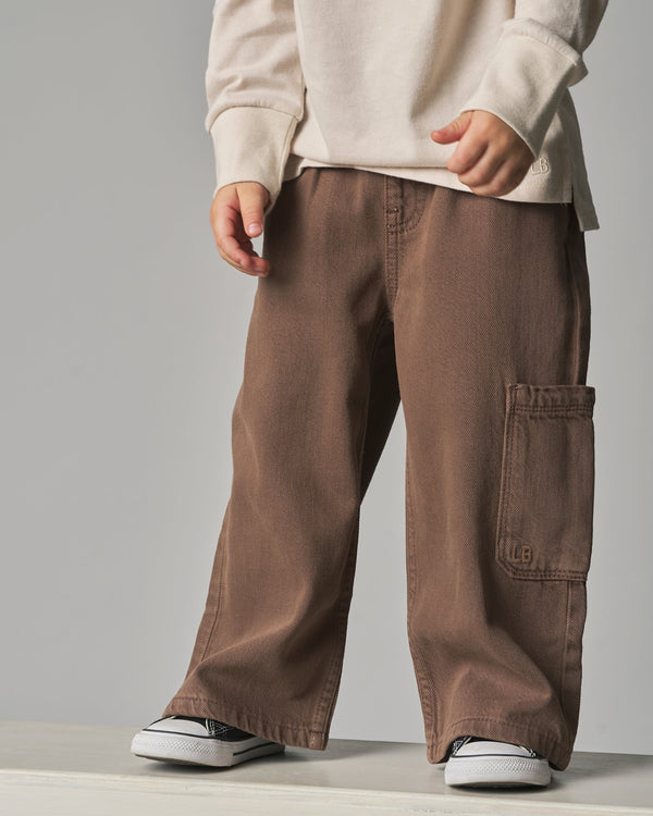 Straight Leg Cargo - Light Brown