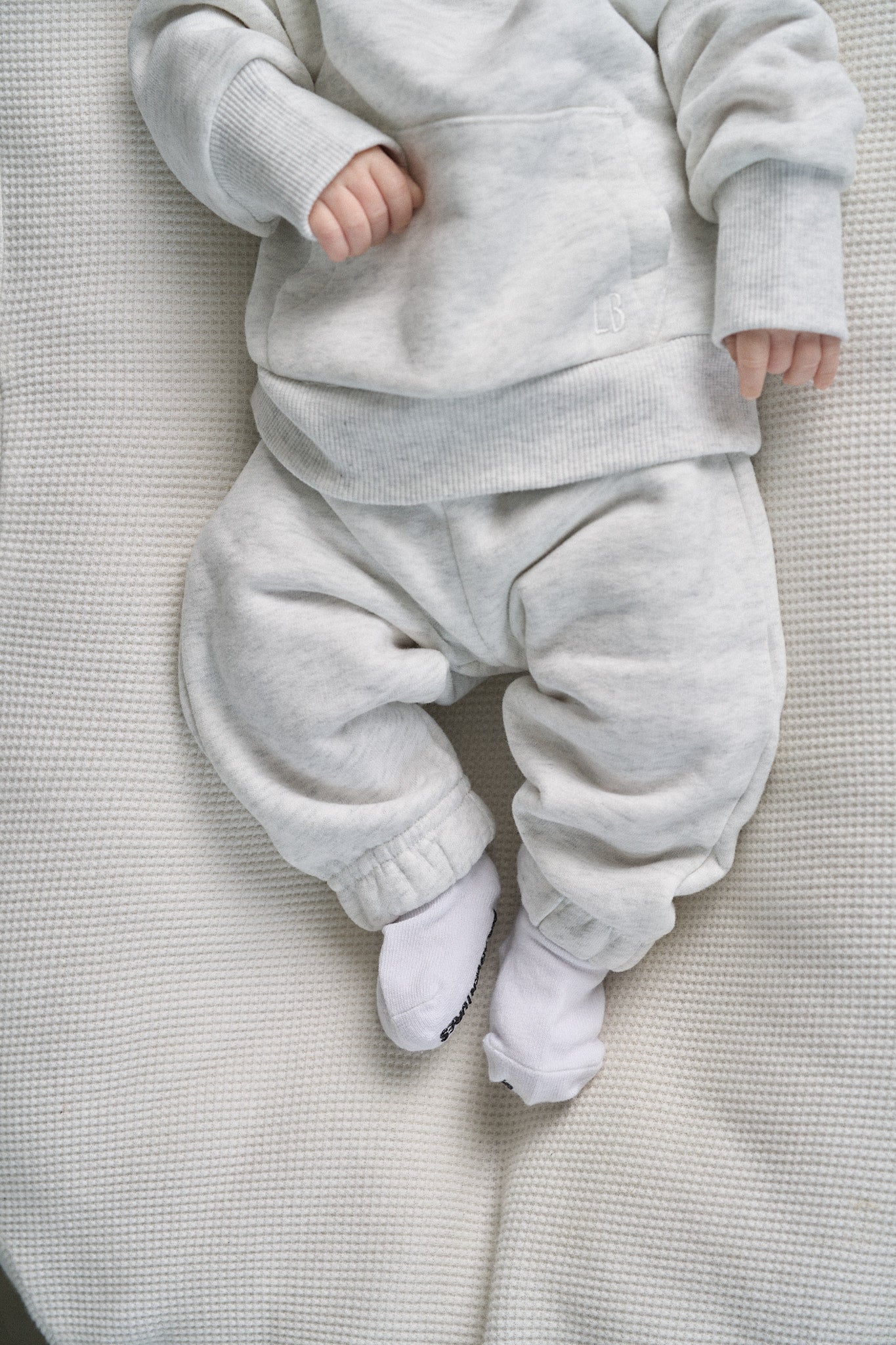 Baby Elevated  Sweatpant - Light Heather Grey