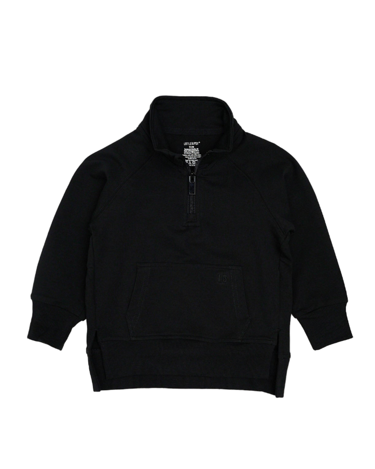 Quarter Zip Pullover - Black
