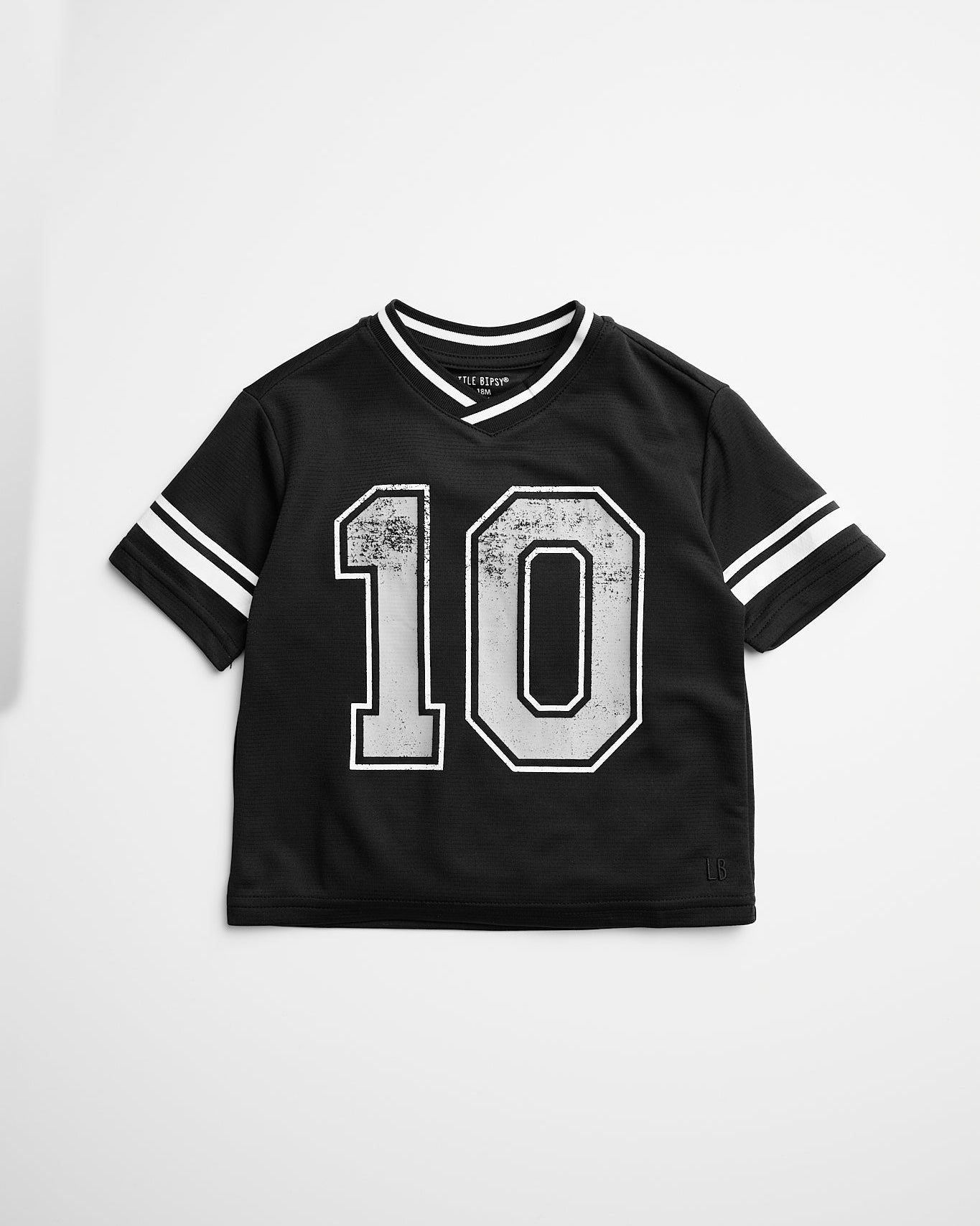 Varsity Mesh Tee - Black