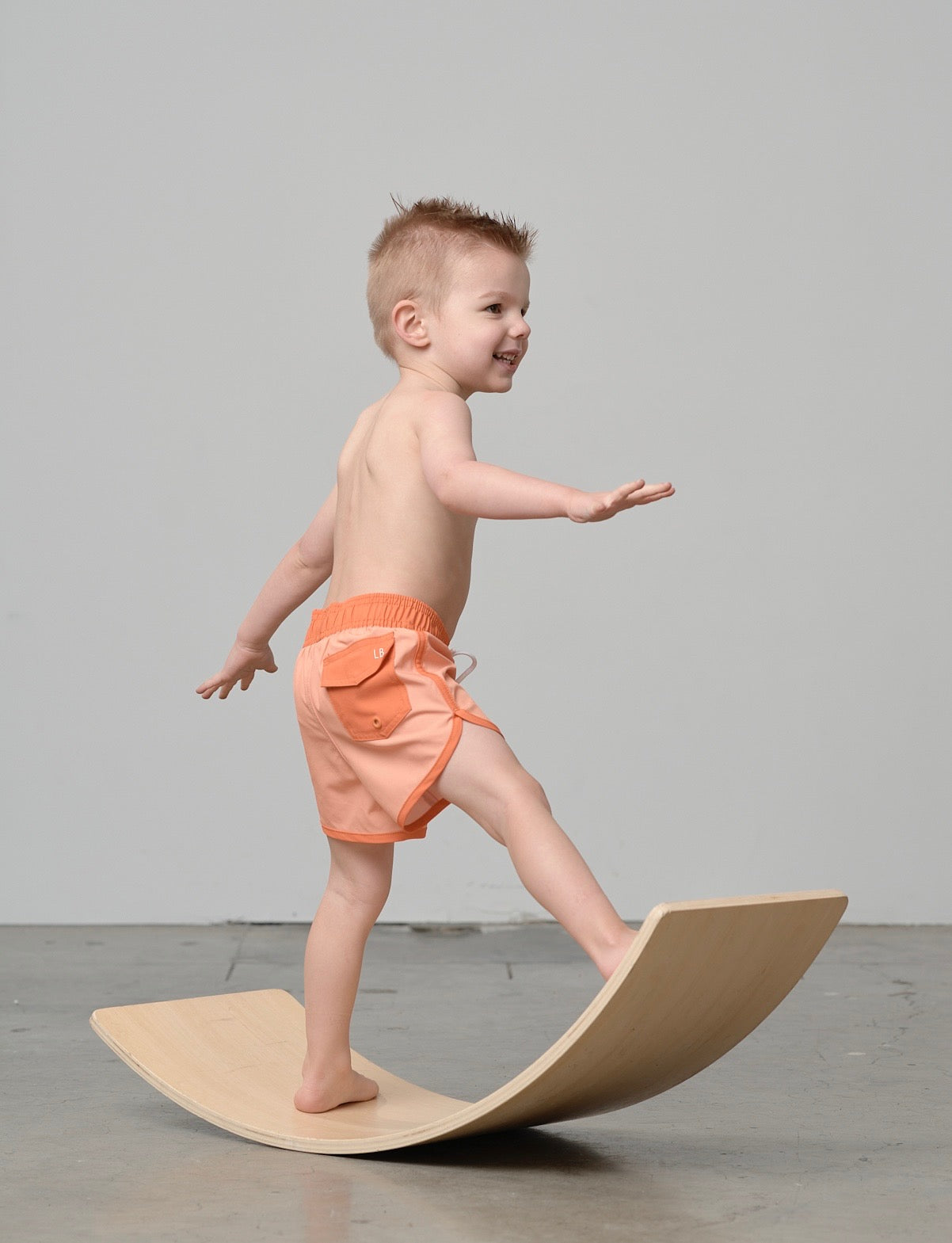 Boy's Swim Short - Melon