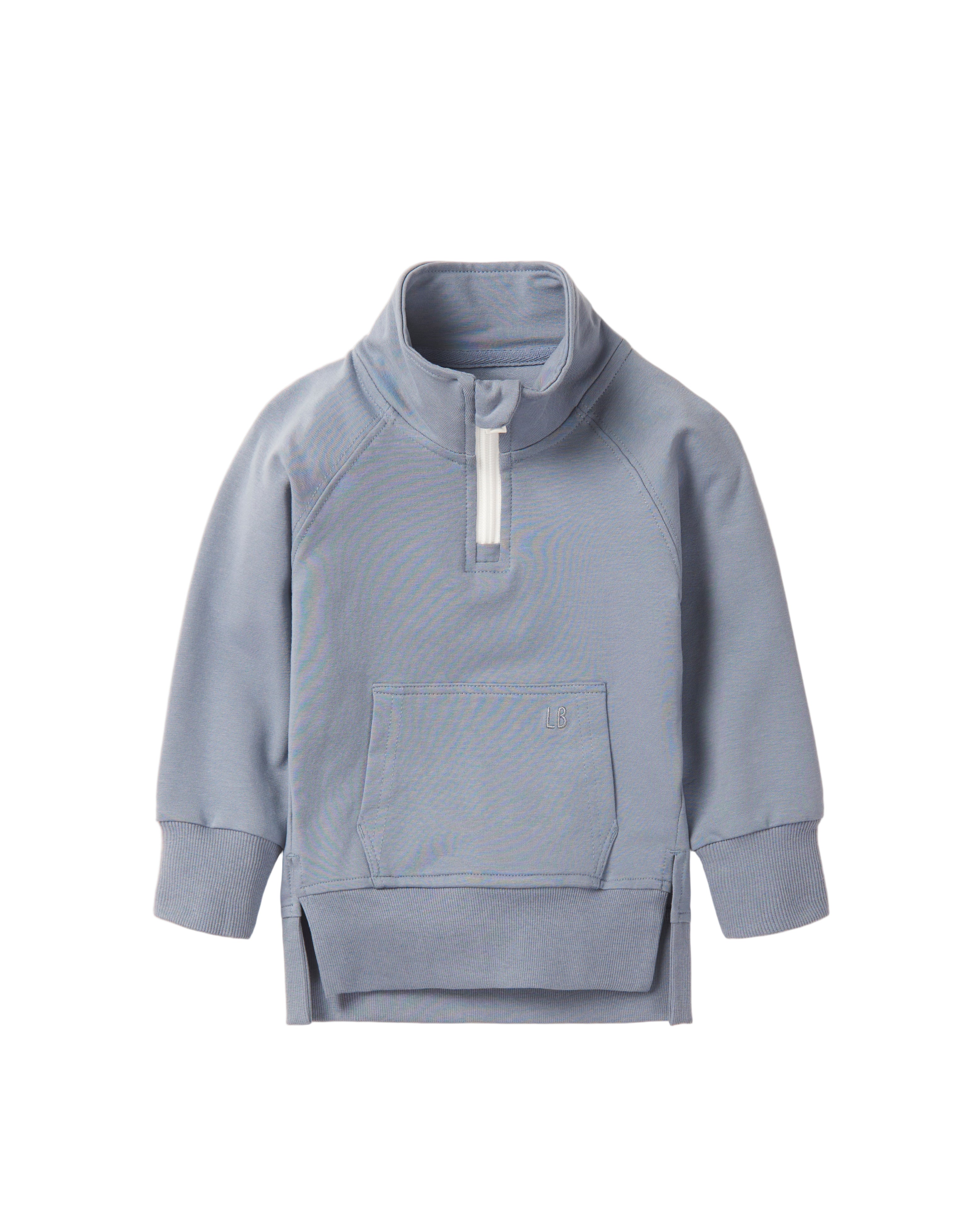Quarter Zip Pullover - Ocean