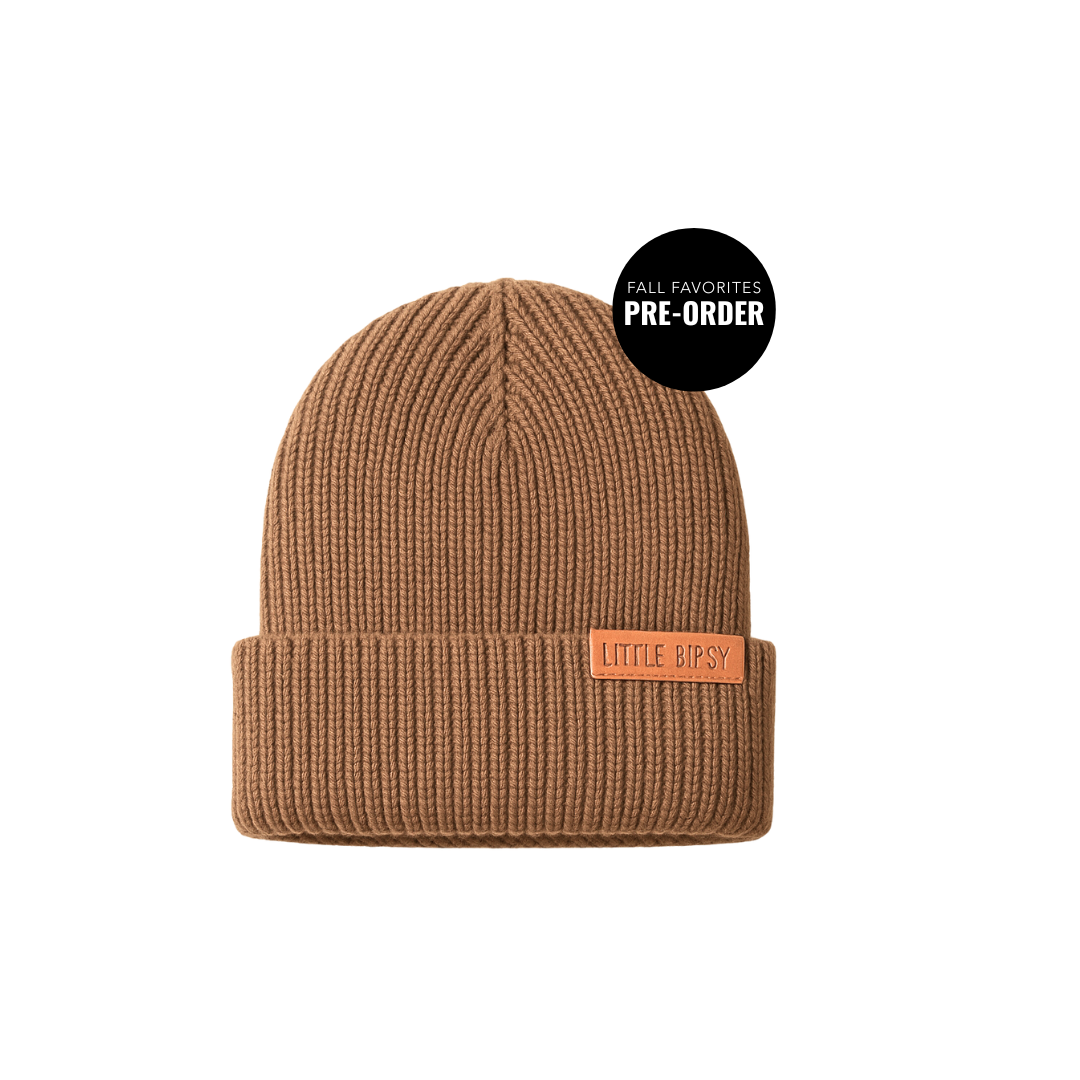 Chunky Knit Beanie - Chestnut