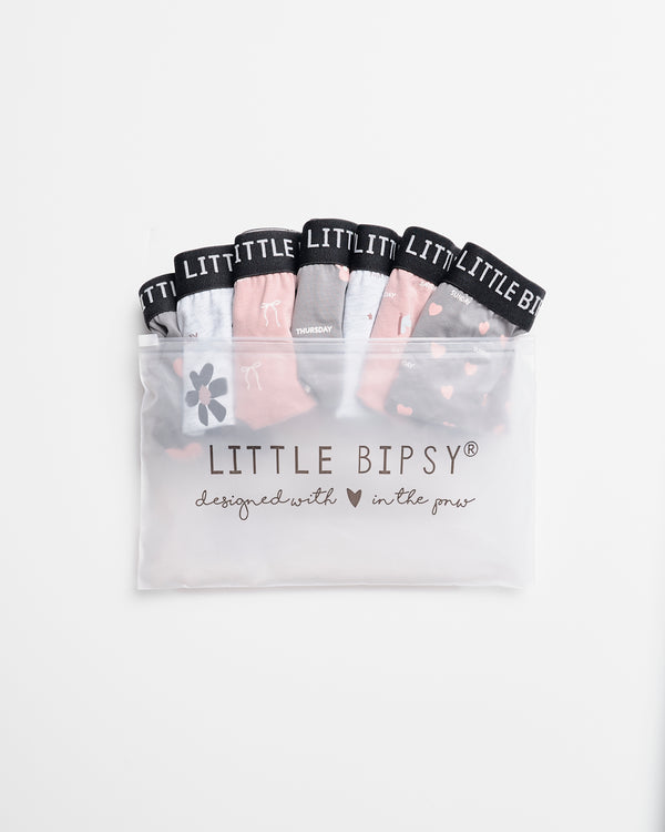 Girl's Boxer Brief - 7 Days a Week Pack