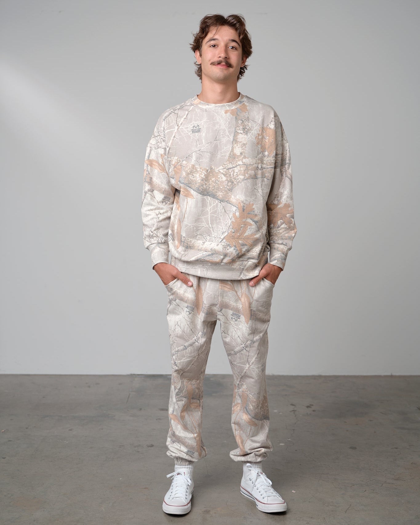 Adult Crewneck - Edge Colors Driftwood® - Little Bipsy