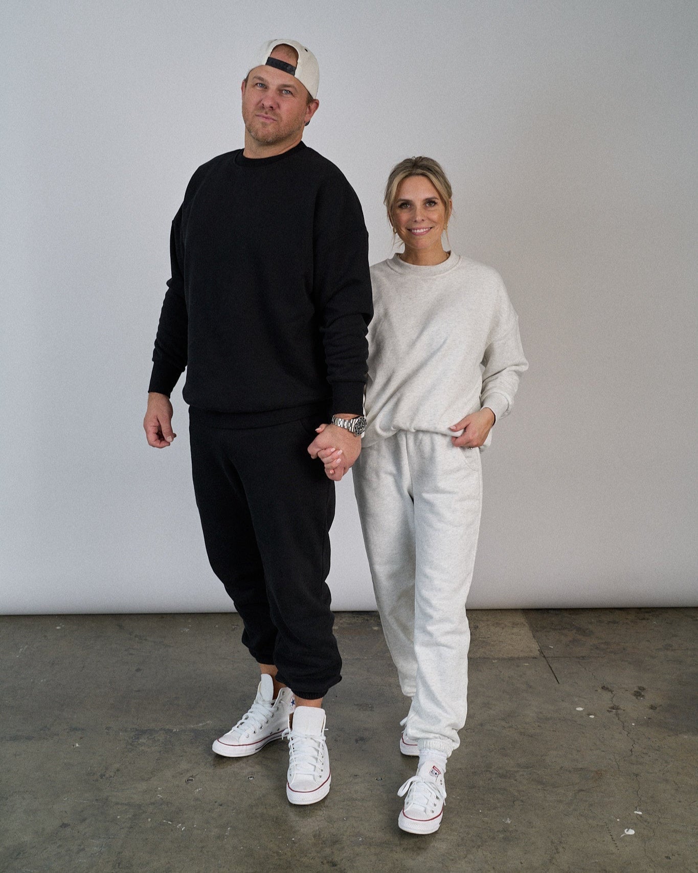 Adult Elevated Crewneck - Black - Little Bipsy