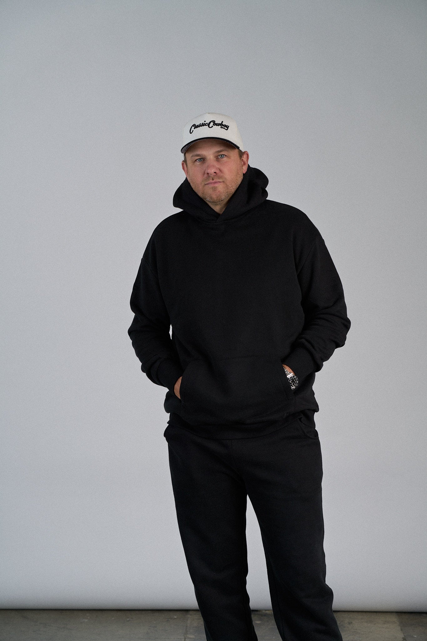 Adult Elevated Hoodie - Black - Little Bipsy