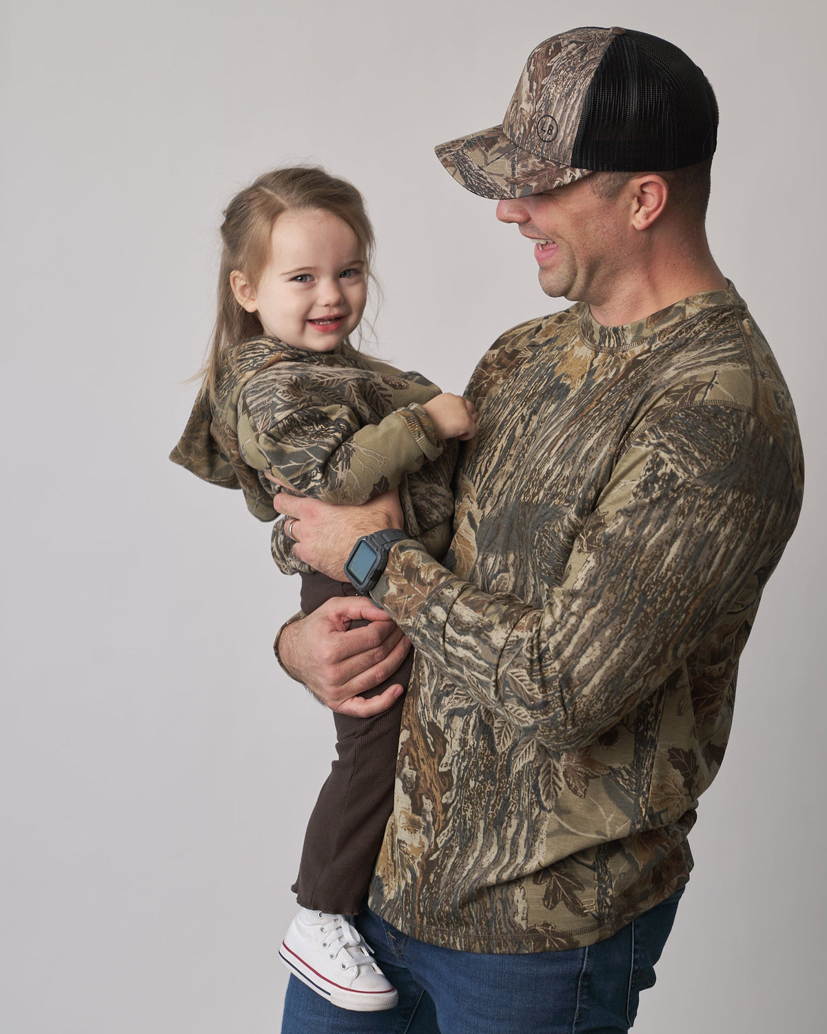 Adult Long Sleeve Tee - Realtree X-Tra Grey® - Little Bipsy