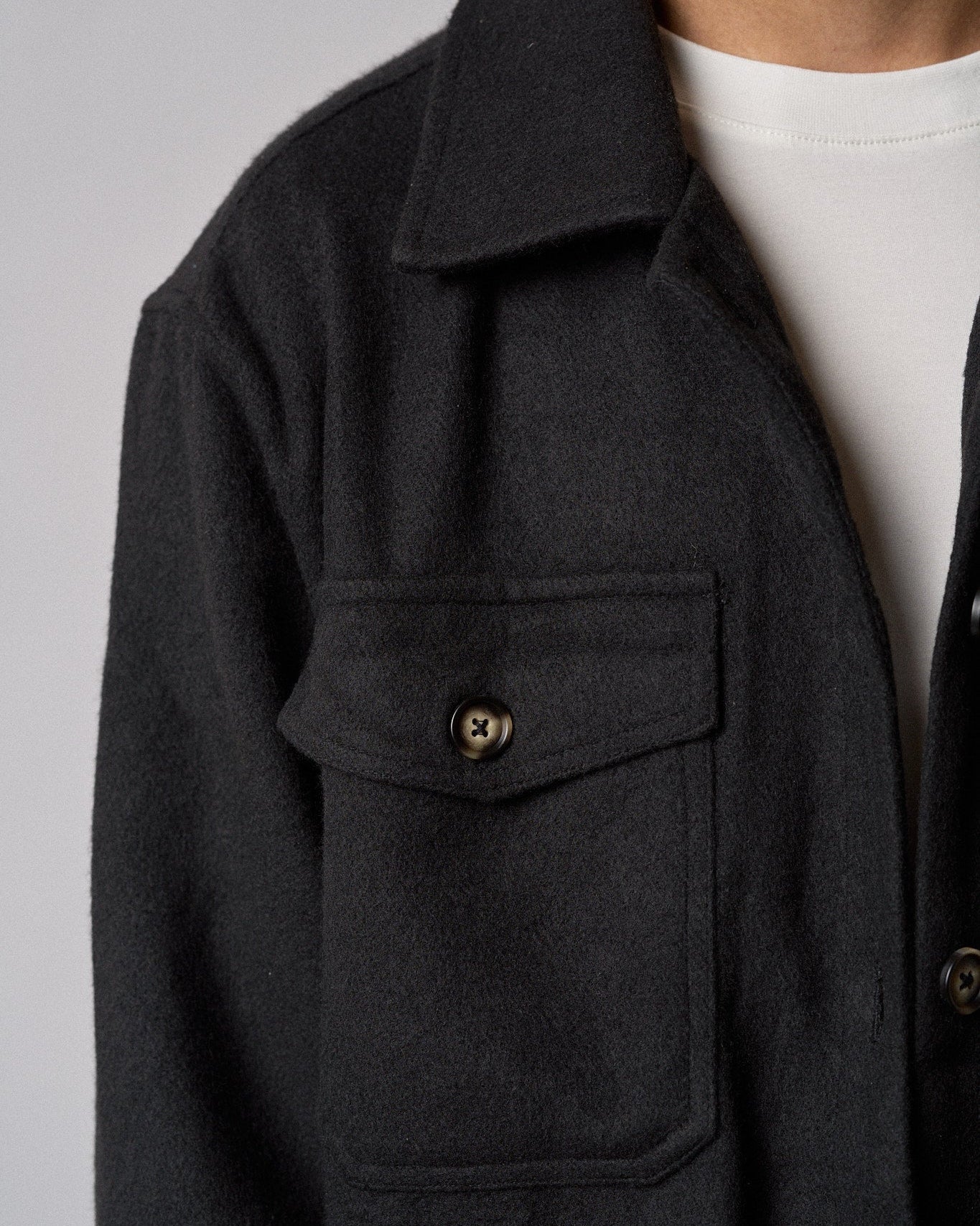 Adult Shacket - Black - Little Bipsy