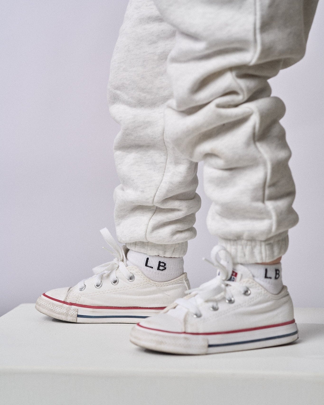 Ankle Sock 3 - Pack - White - Little Bipsy