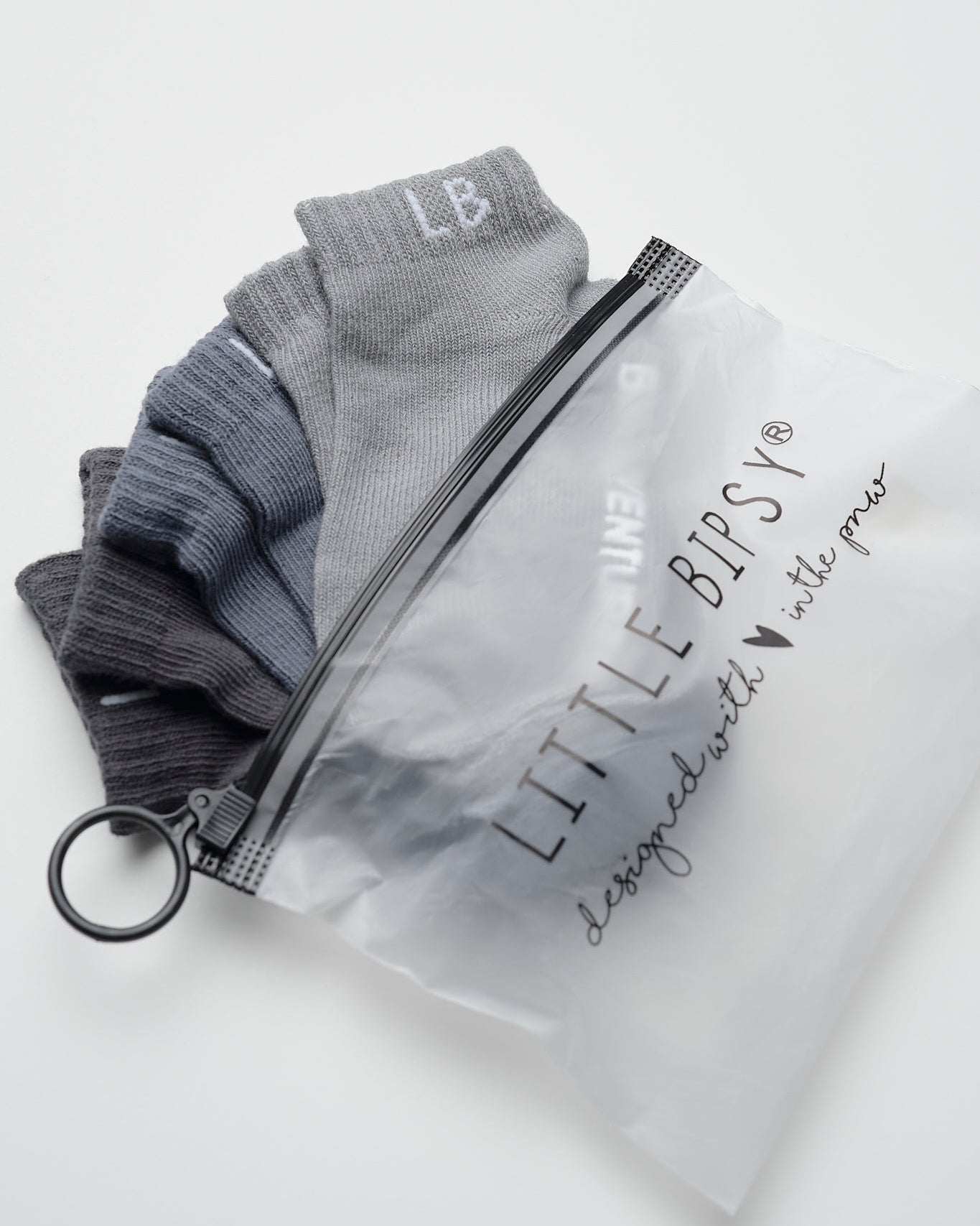 Ankle Sock 3 - Pack - Worn Indigo Mix - Little Bipsy