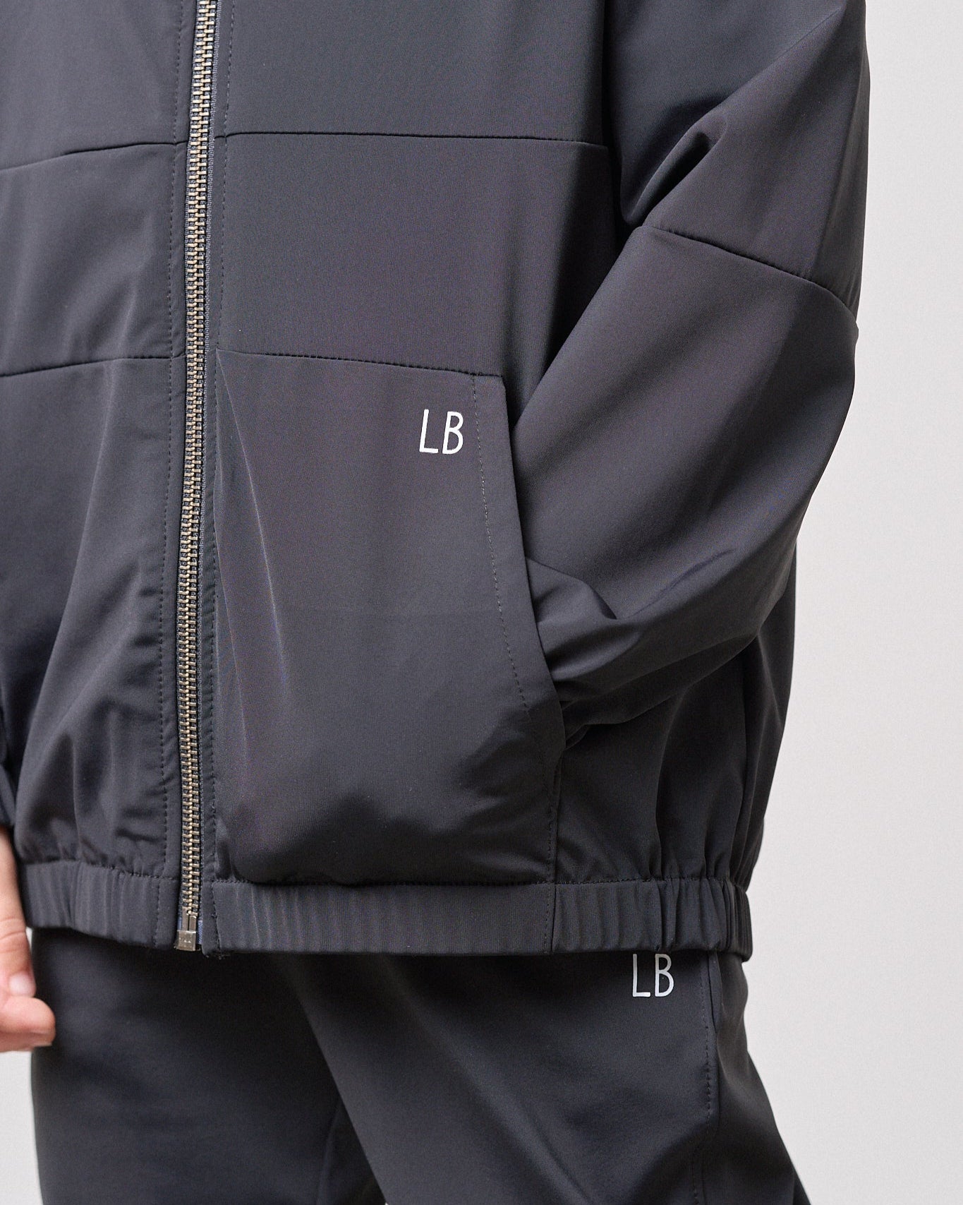 Athletic Jacket - Black - Little Bipsy