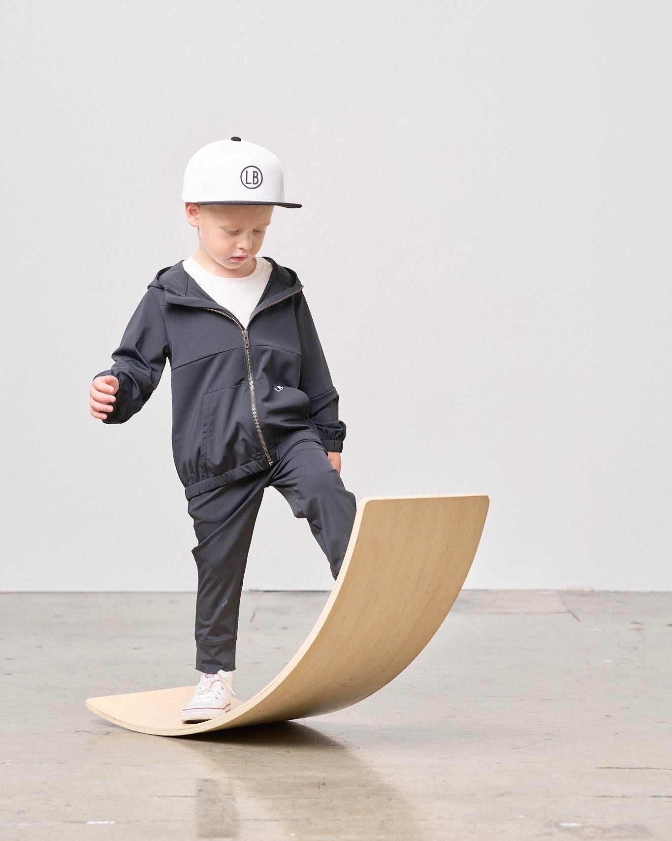 Athletic Jacket - Black - Little Bipsy