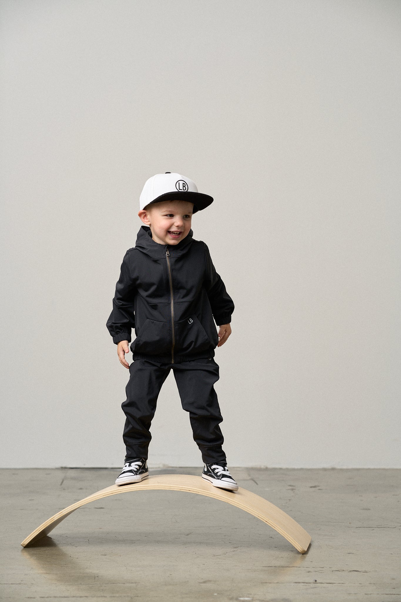 Athletic Jacket - Black - Little Bipsy