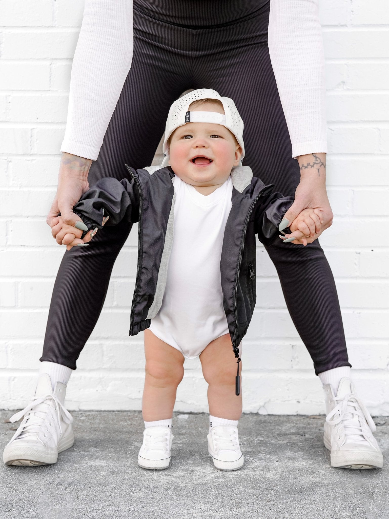 Baby Windbreaker - Black - Little Bipsy