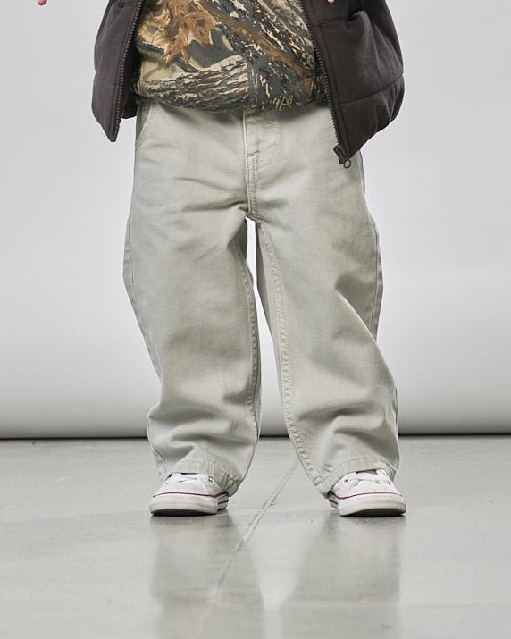 Baggy Jeans - Grey Wash - Little Bipsy