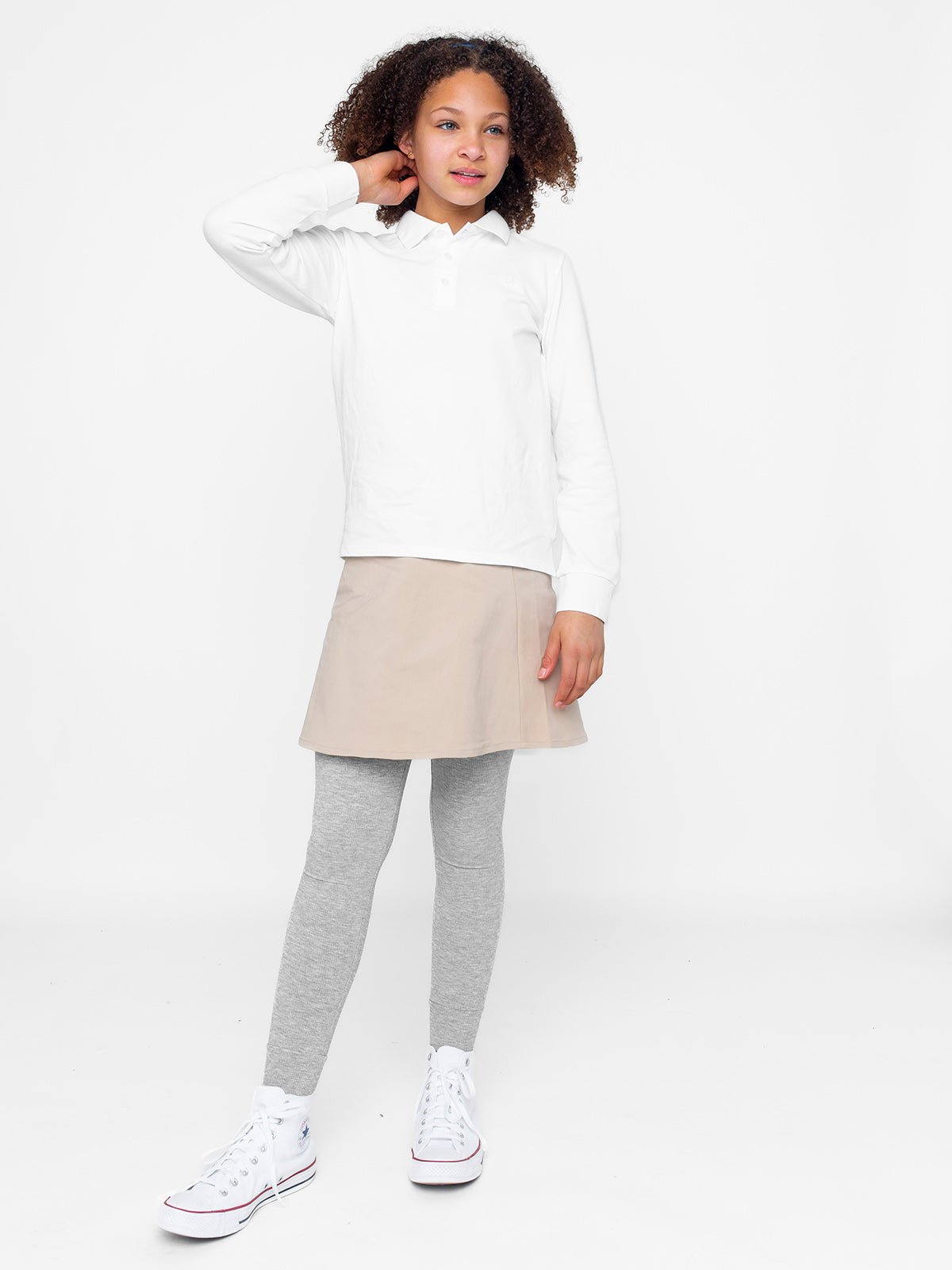 Basic Skirt - Camel - Little Bipsy