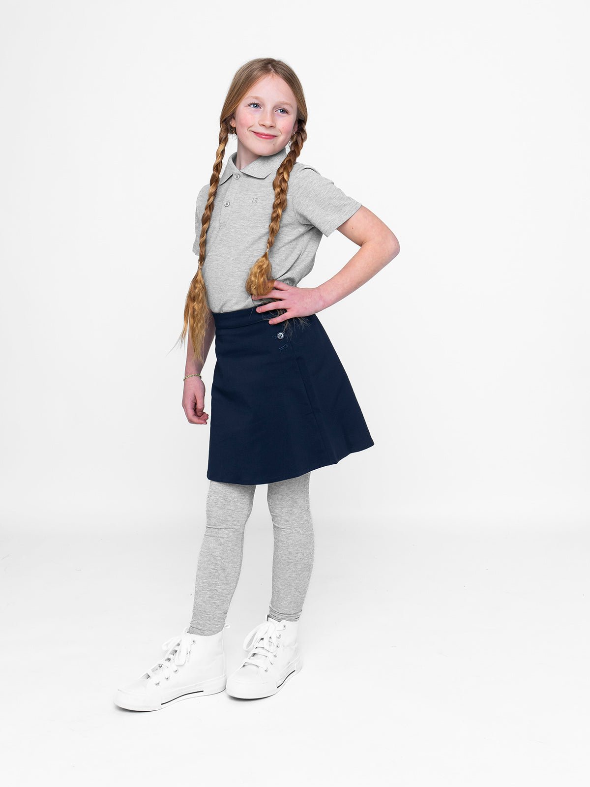 Basic Skirt - Navy - Little Bipsy