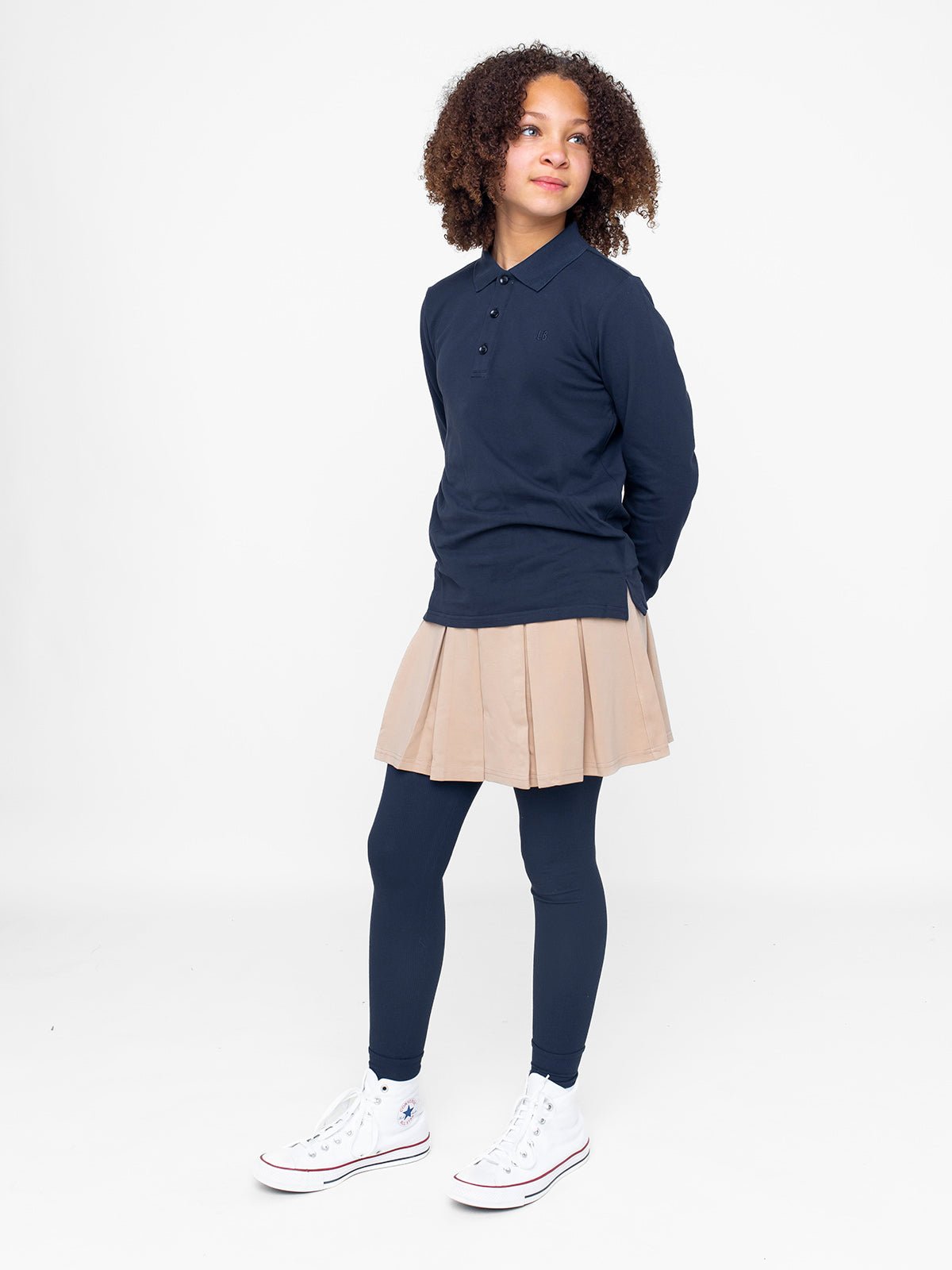 Basic Skort - Camel - Little Bipsy