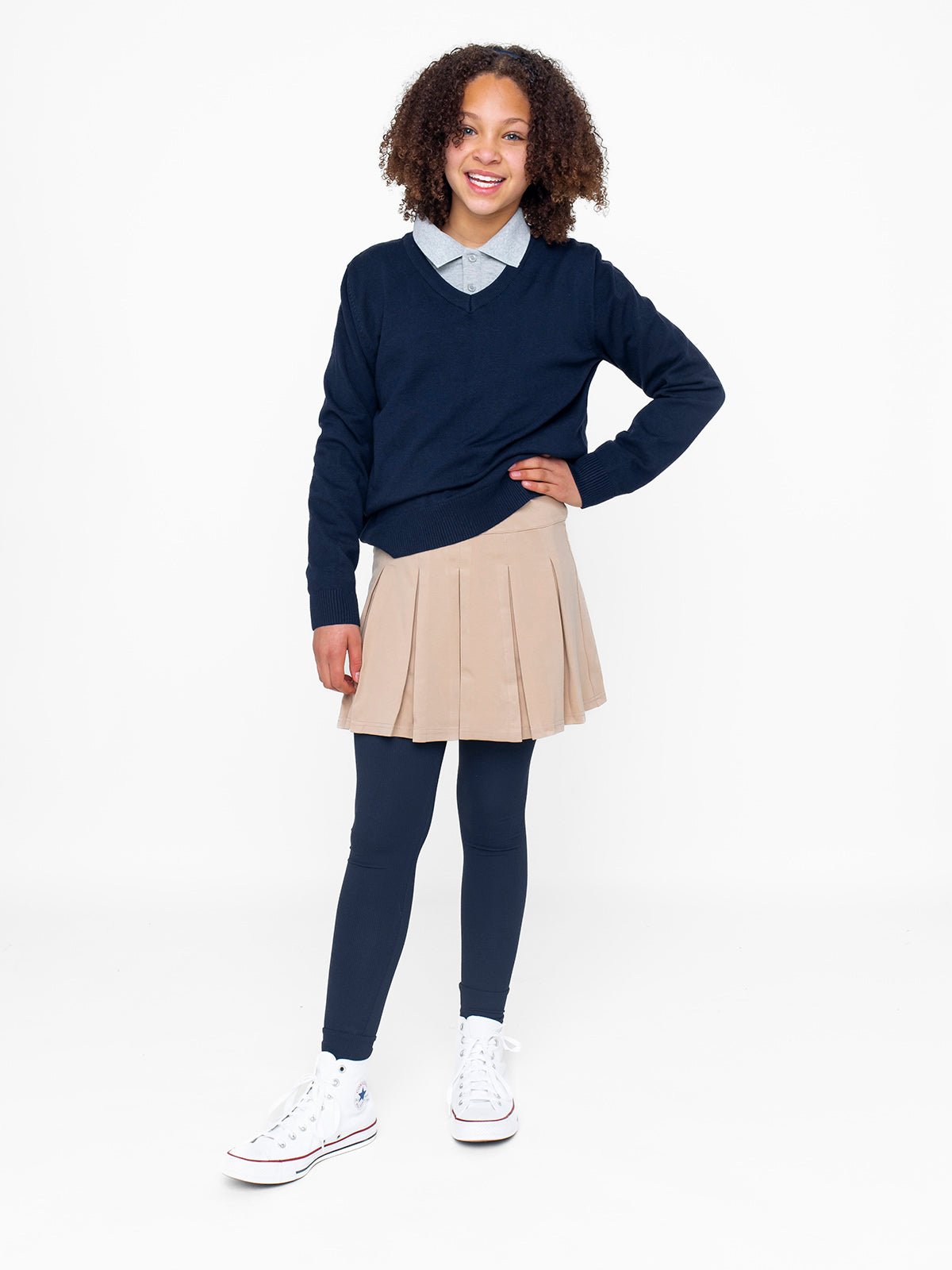 Basic Skort - Camel - Little Bipsy