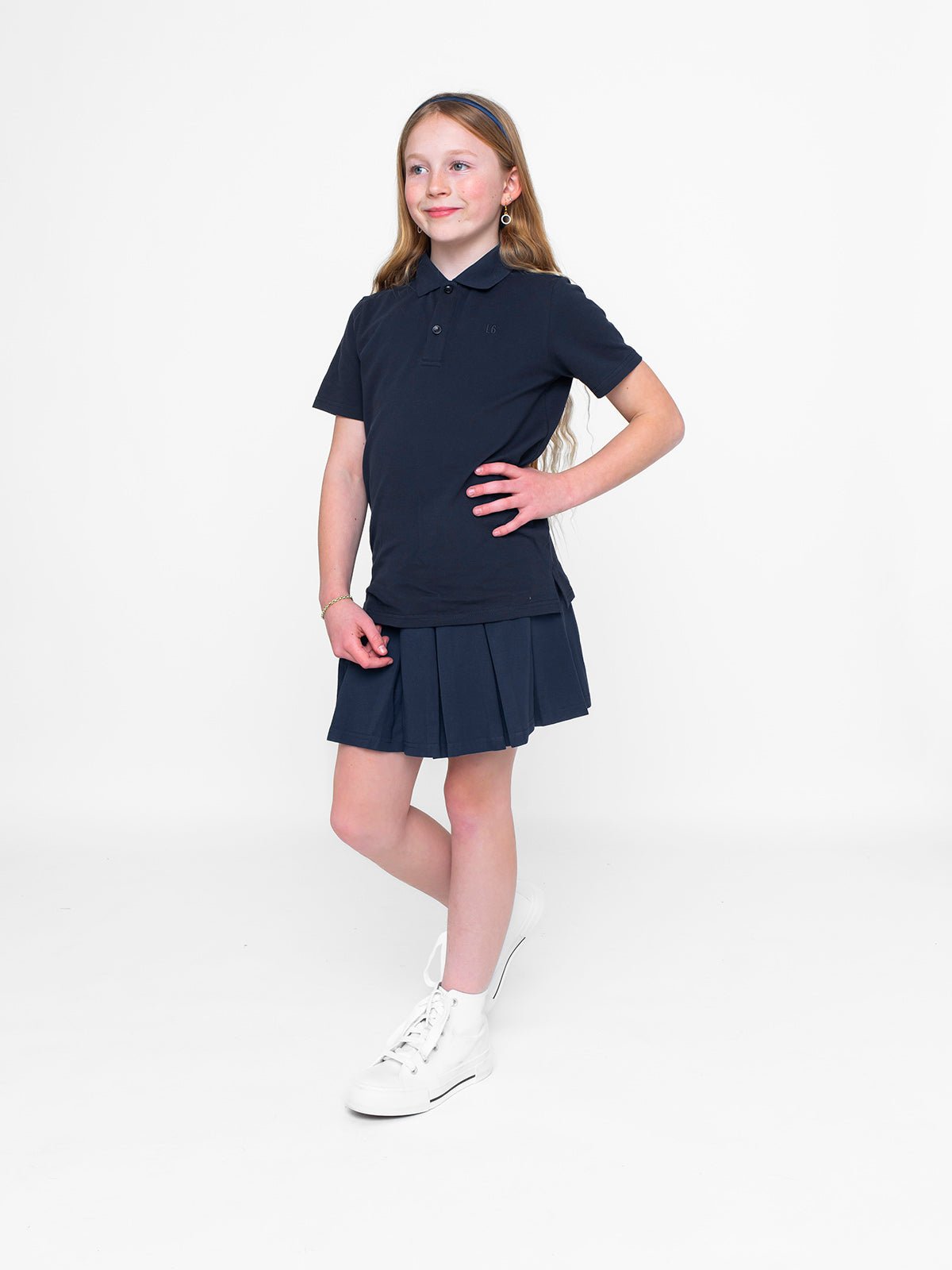 Basic Skort - Navy - Little Bipsy