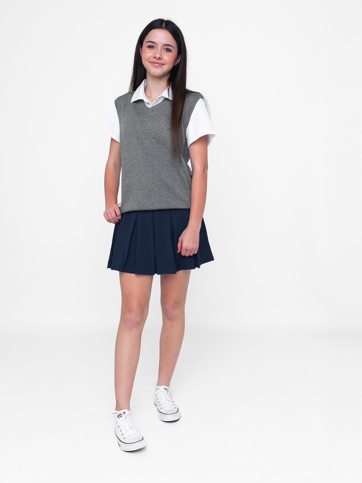 Basic Skort - Navy - Little Bipsy