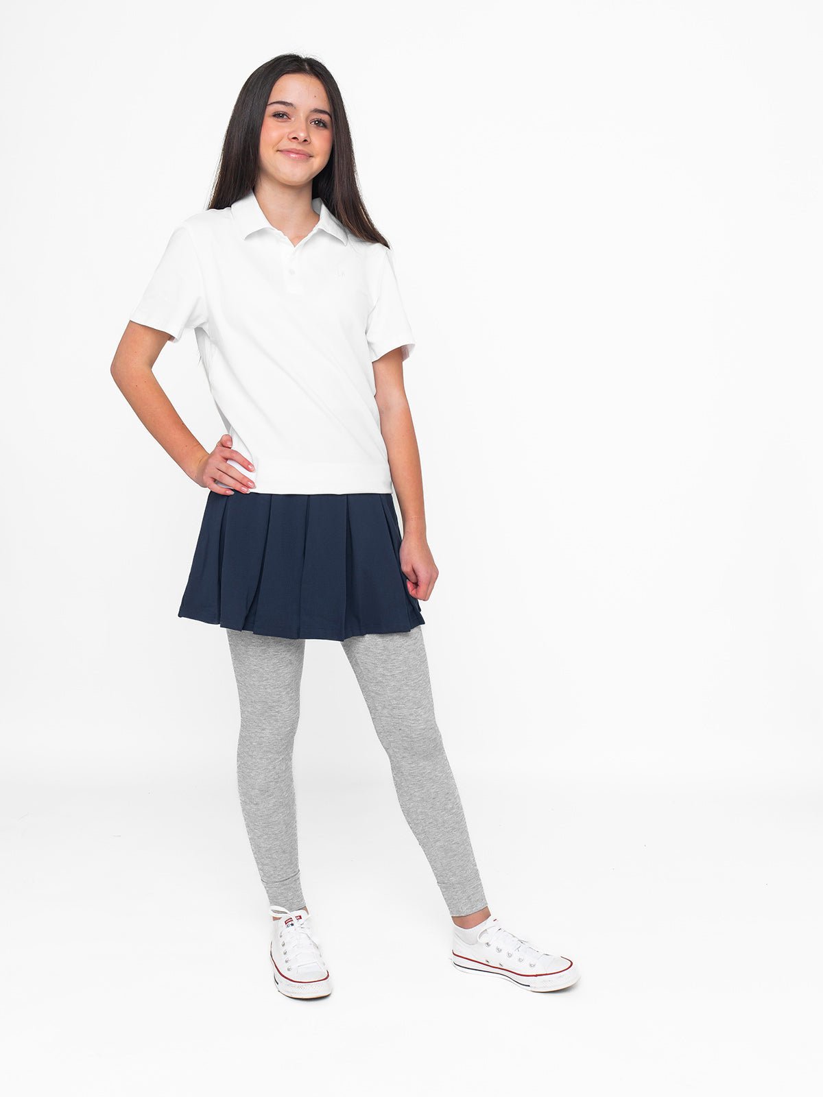 Basic Skort - Navy - Little Bipsy