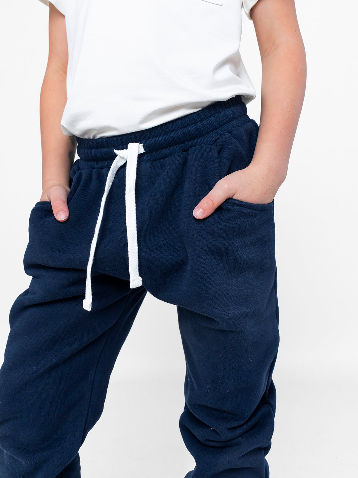 Basic Sweatpant - Navy - Little Bipsy