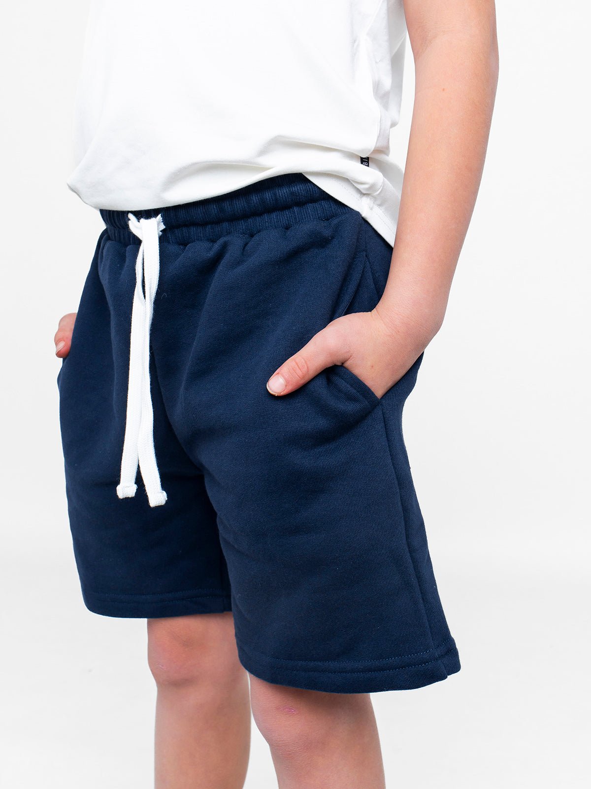 Basic Sweatshort - Navy - Little Bipsy