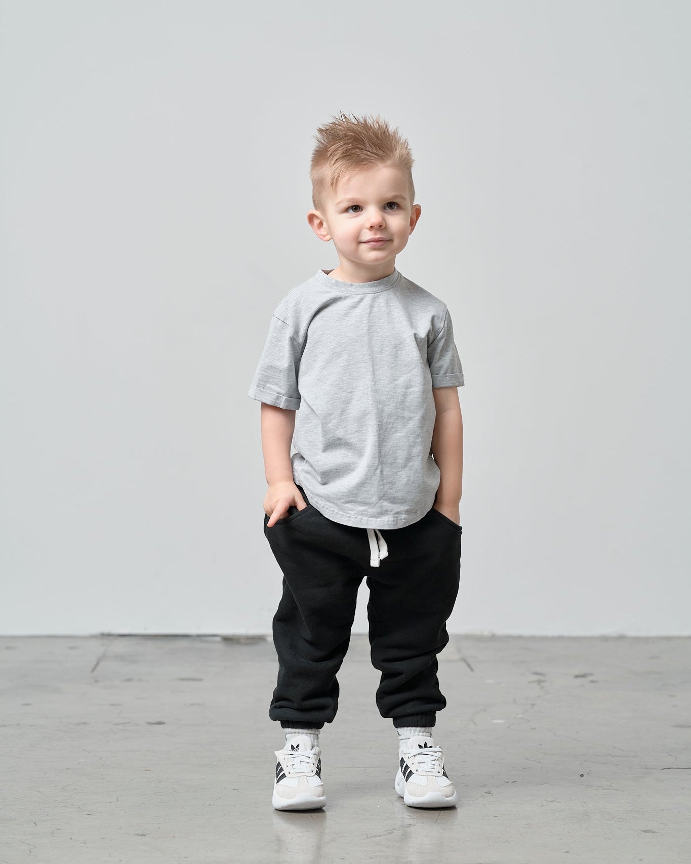 Basic Tee - Grey - Little Bipsy