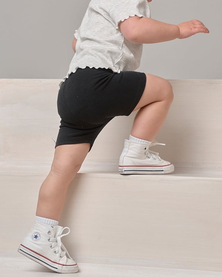 Biker Short - Black - Little Bipsy