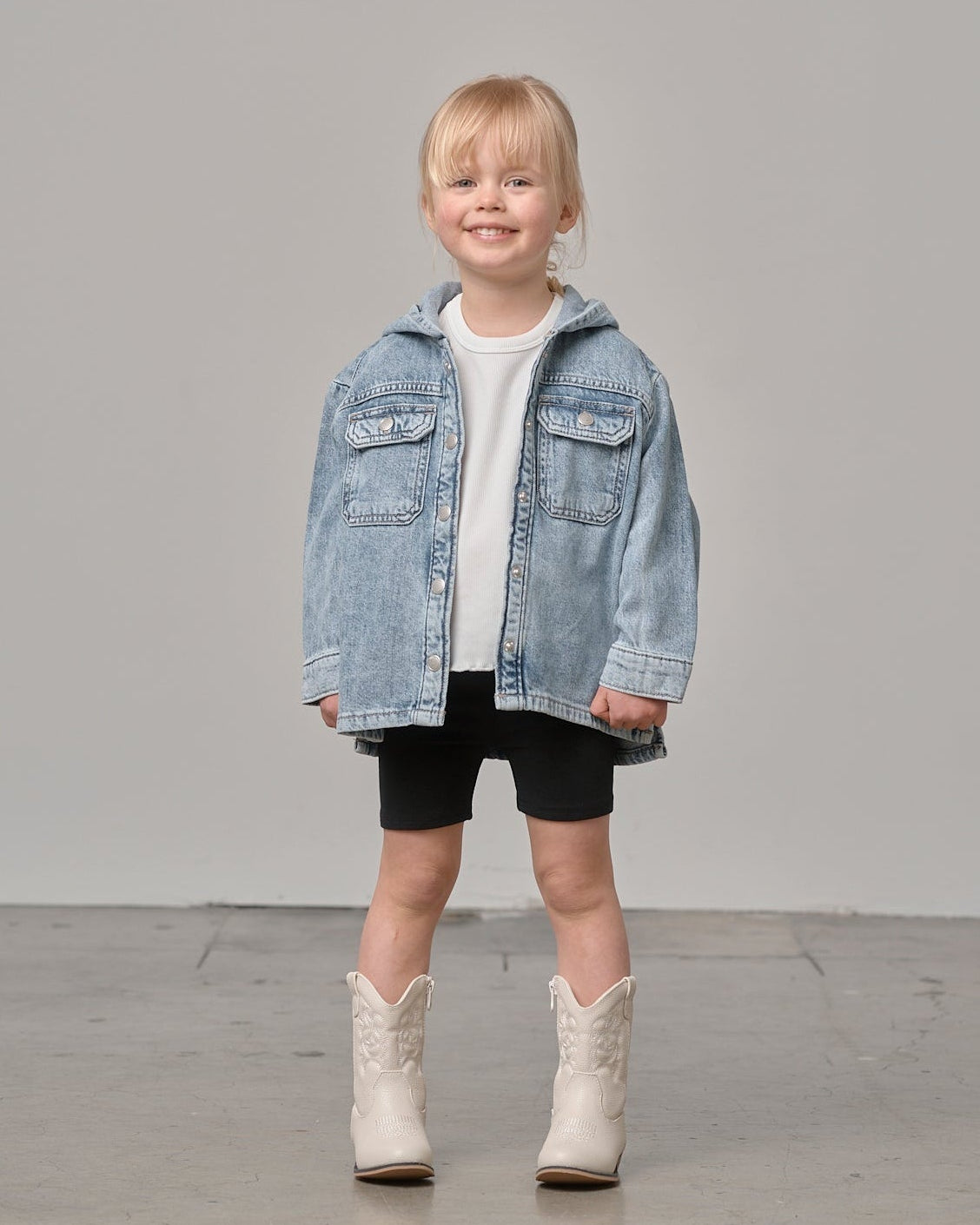 Biker Short - Black - Little Bipsy