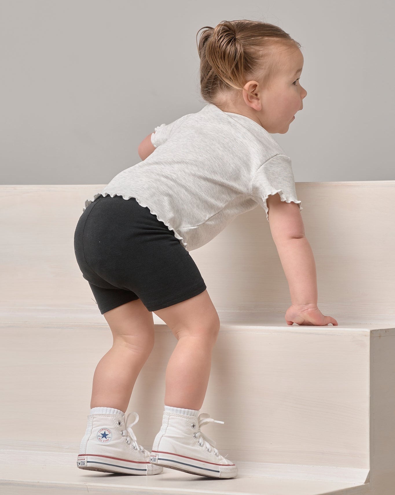 Biker Short - Black - Little Bipsy