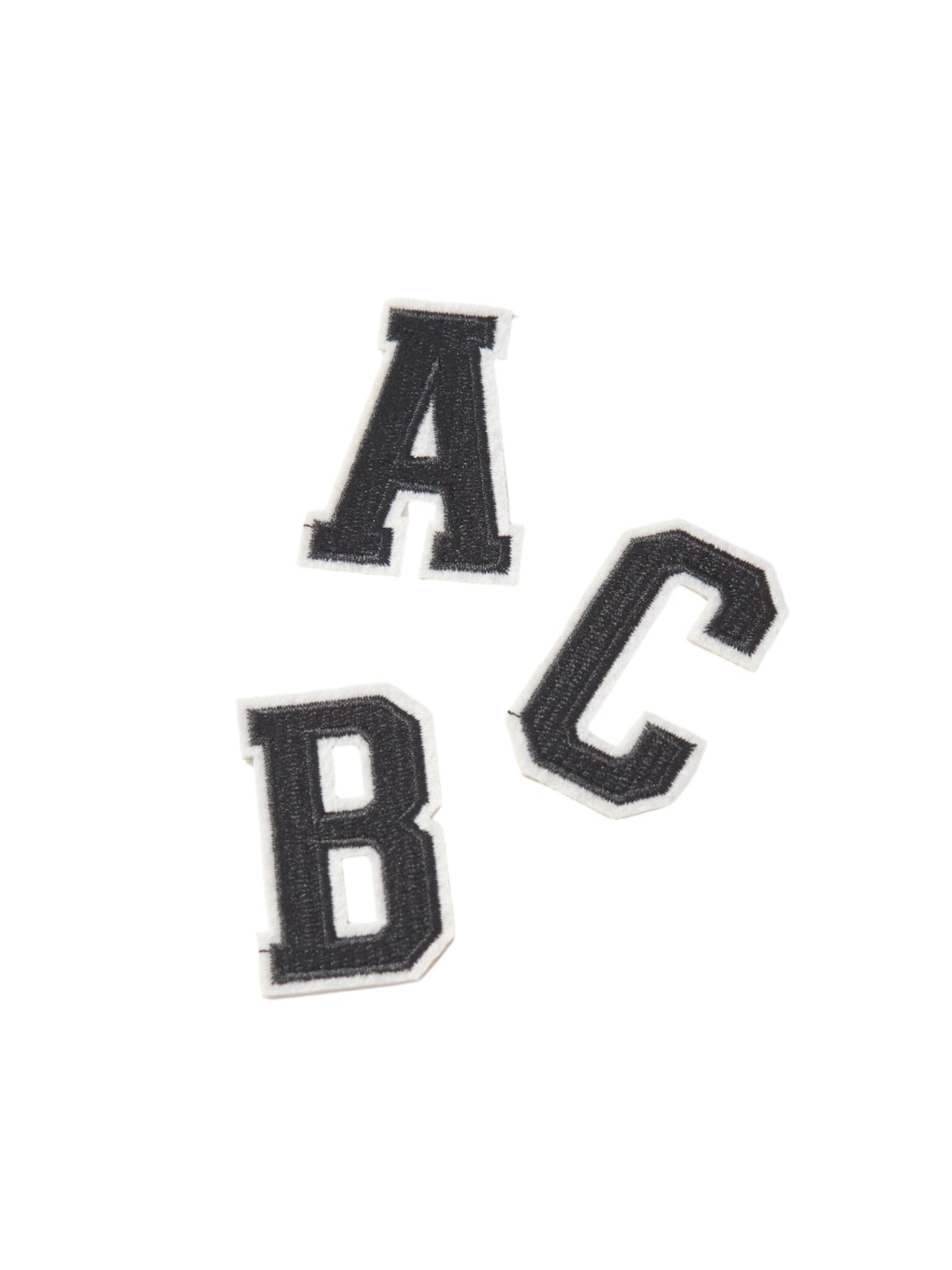 Black Varsity Letter Patch - Little Bipsy