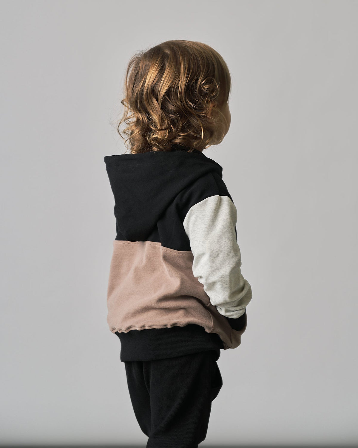 Block Pocket Hoodie - Little Bipsy