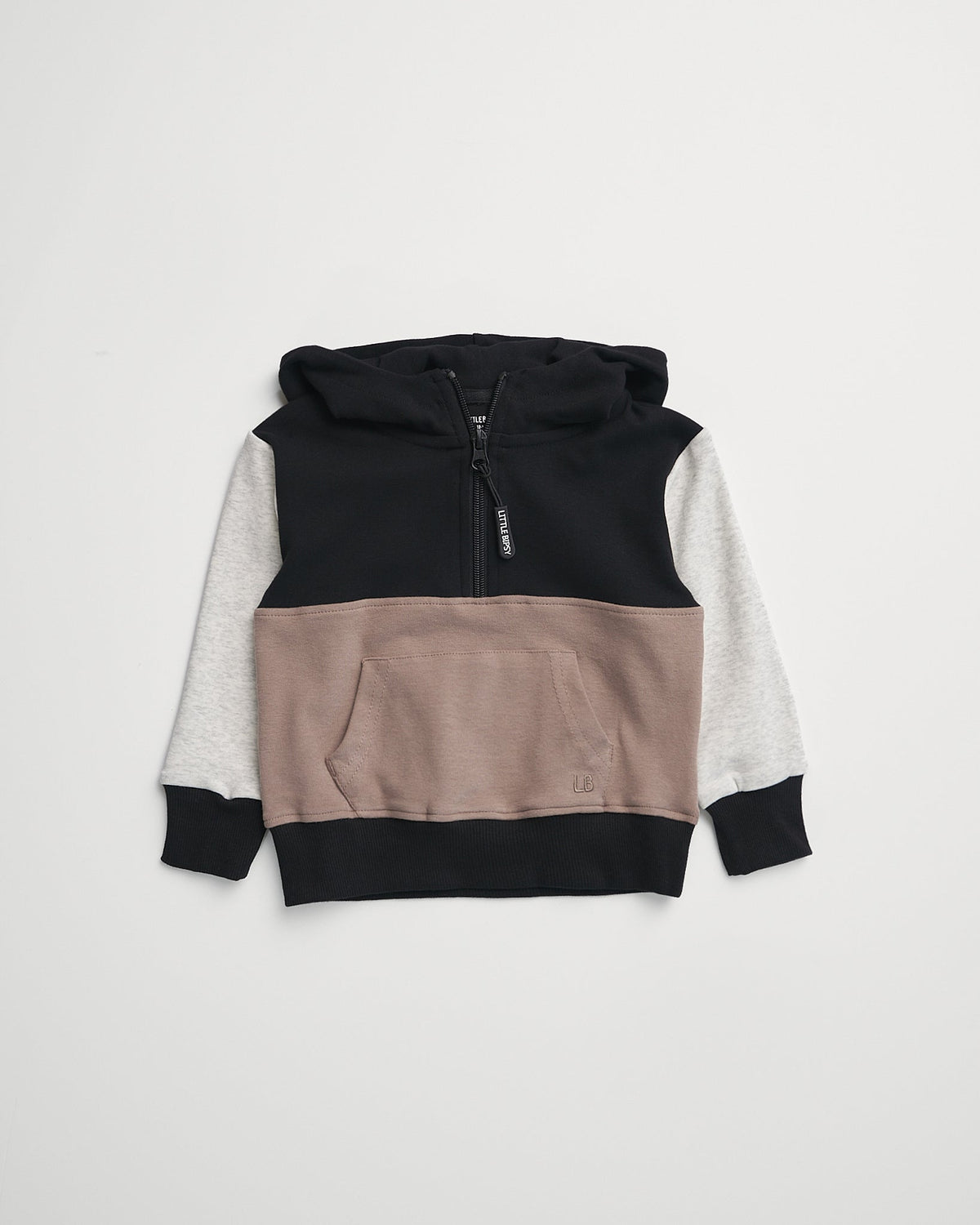 Block Pocket Hoodie - Little Bipsy