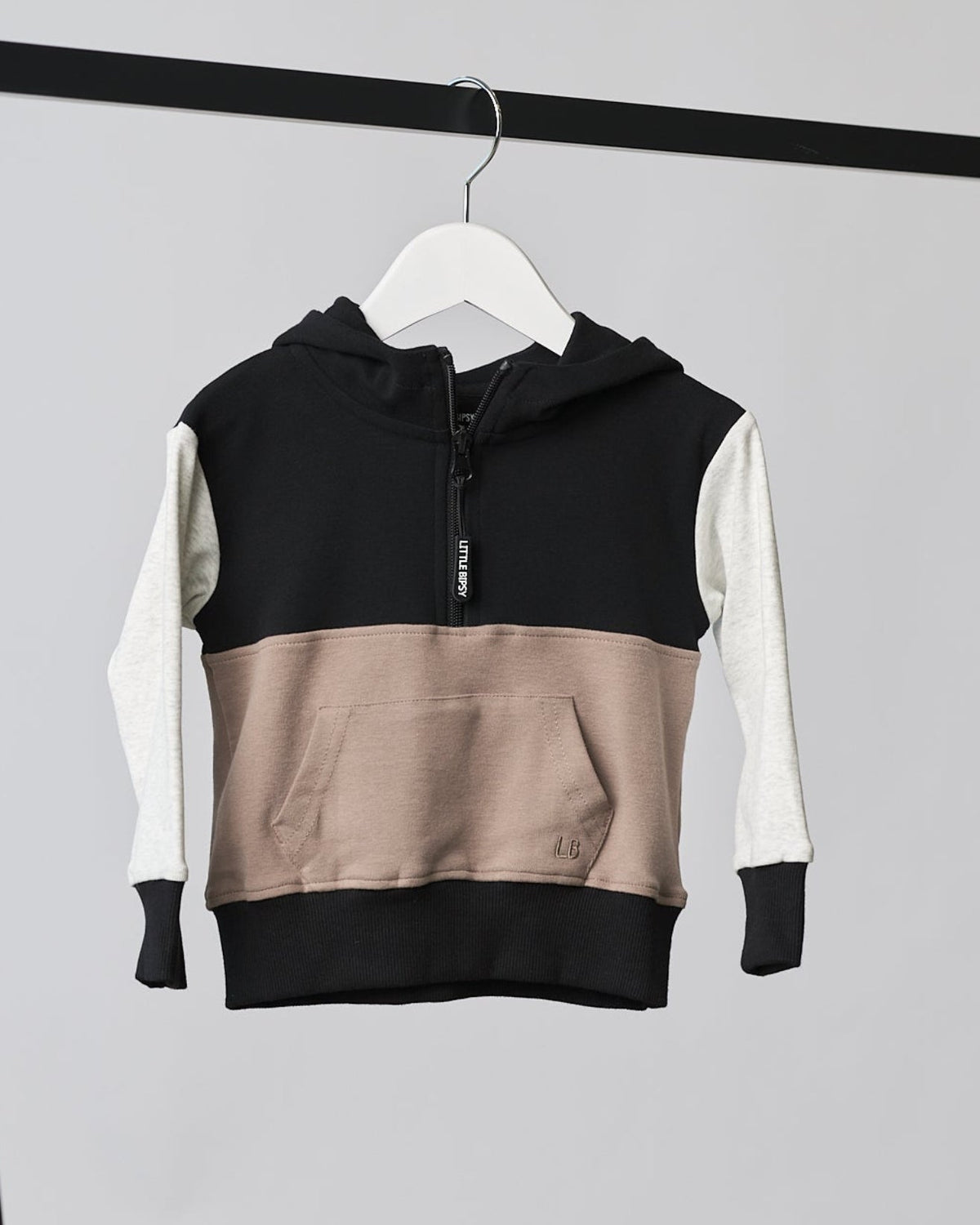 Block Pocket Hoodie - Little Bipsy